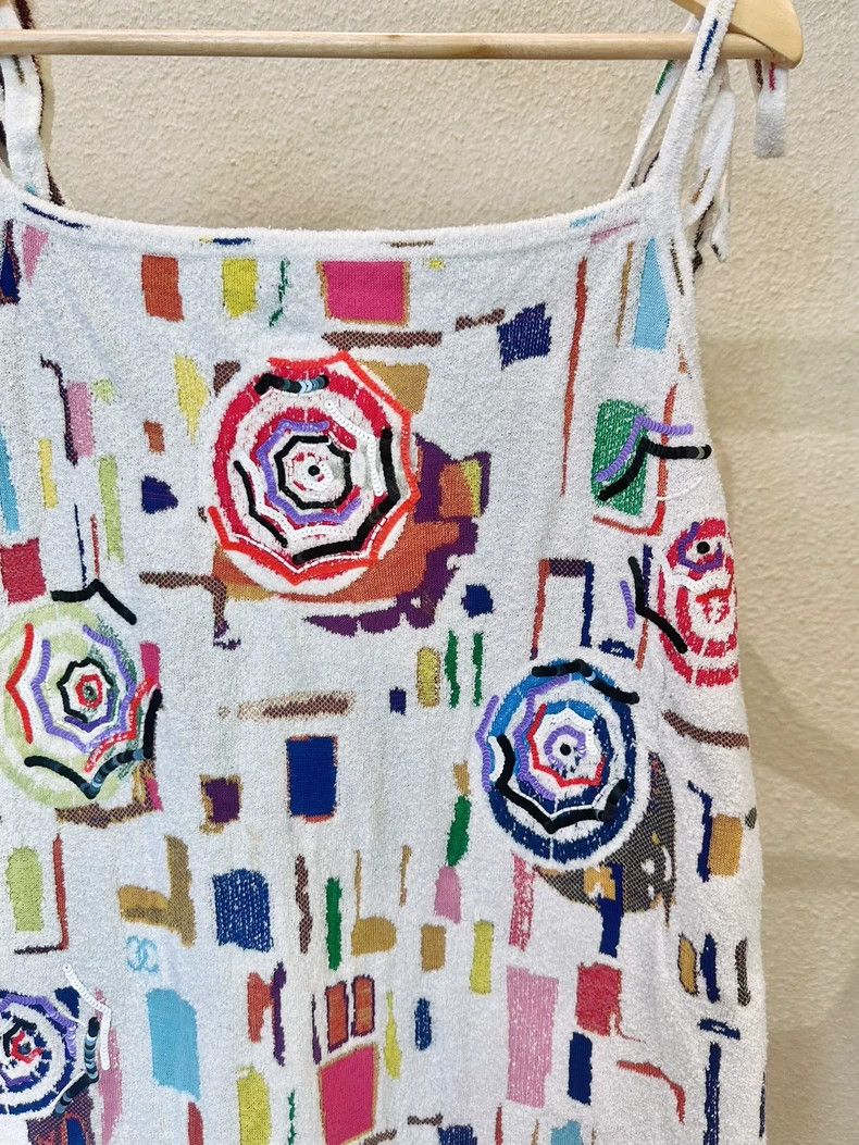Chanel Chanel 19S beach show colorful strap dress Size XS / US 0-2 / IT 36-38 - 3 Thumbnail