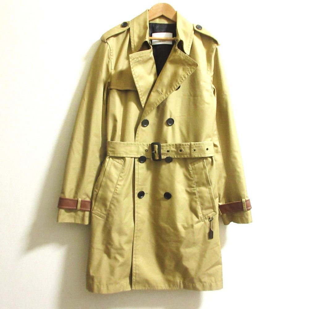 Coach Coach COACH THE TRENCH Leather Trench Coat Leather Outerwear C5235 DUTY FREE for USA Size ONE SIZE - 1 Thumbnail