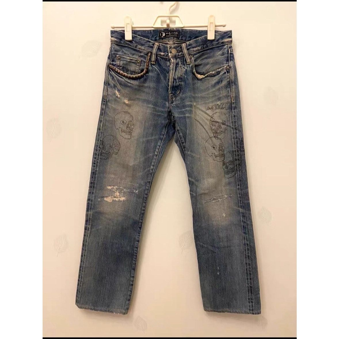 Hysteric Glamour × Japanese Brand × Vintage Hysteric Glamour Vintage Faded Denim Jeans Blue size 28 Size US 28 / EU 44 - 1 Thumbnail