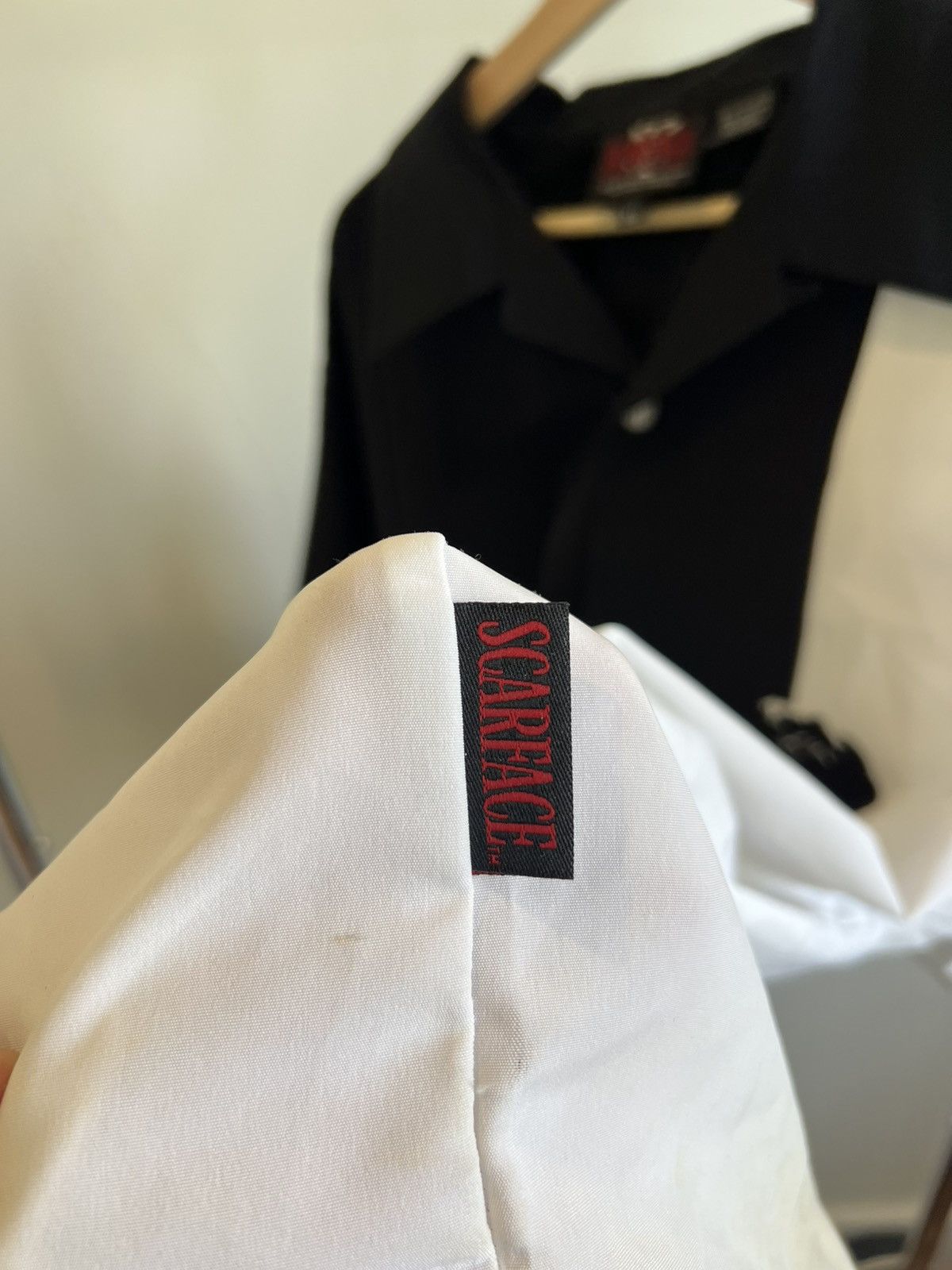 Vintage SCARFACE TONY MONTANA RAYON BUTTON UP Size US XL / EU 56 / 4 - 4 Thumbnail