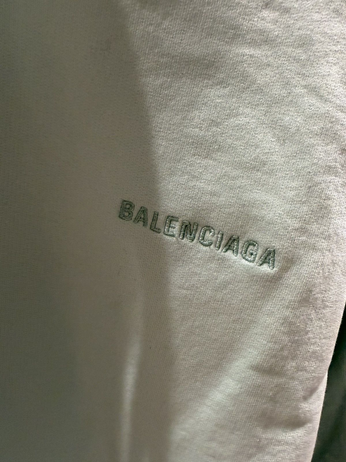 Balenciaga Balenciaga Embroidered Logo Hoodie Mint Oversized size XS Size US XS / EU 42 / 0 - 2 Thumbnail