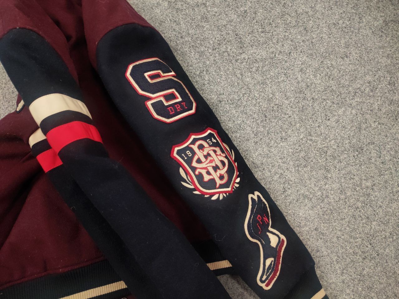 Japanese Brand Superdry Vintage Japan Varsity letterman bomber Wool Jacket Size M / US 6-8 / IT 42-44 - 14 Thumbnail