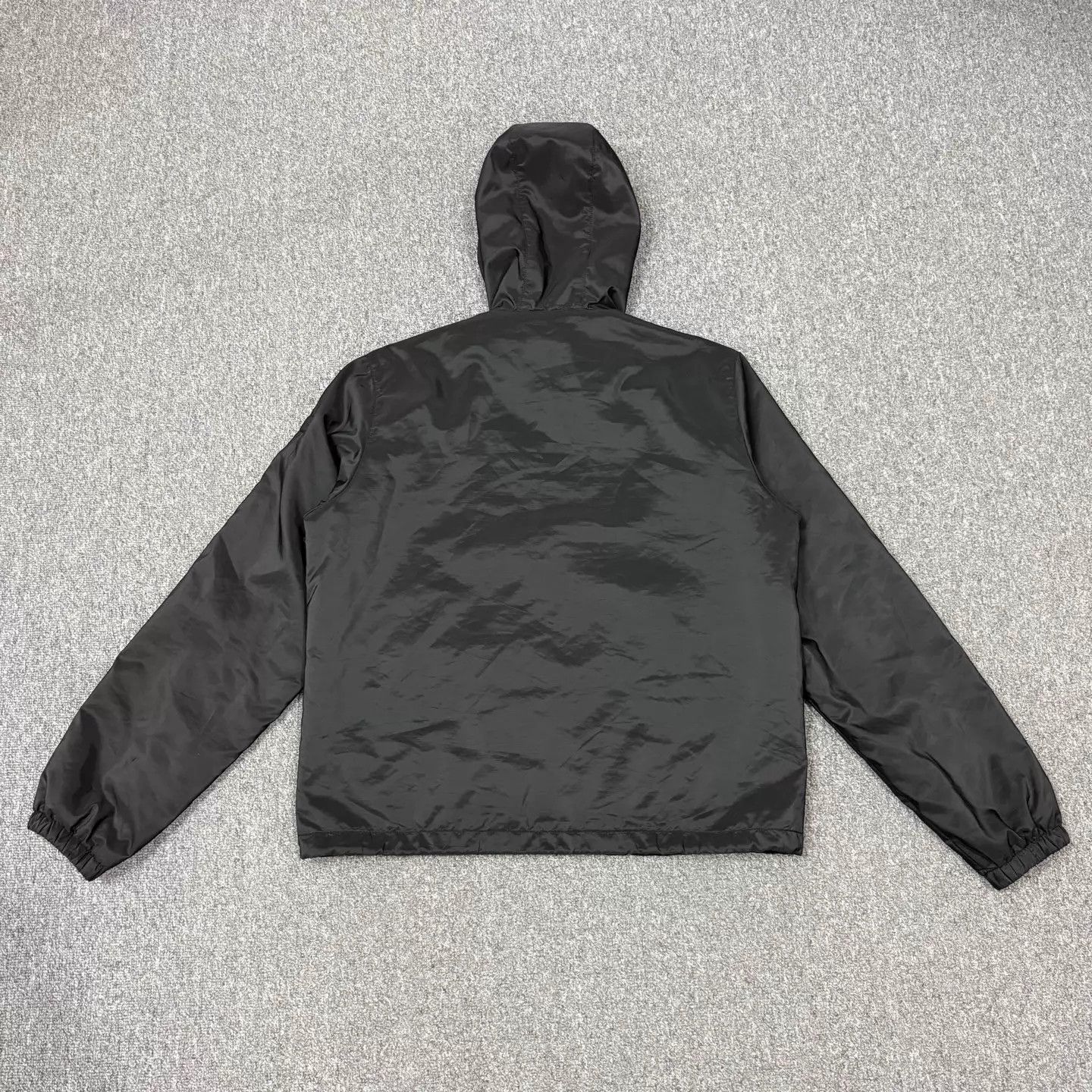 Prada Prada Black Triangle Logo Cotton Jacket Unused L Size L / US 10 / IT 46 - 2 Thumbnail