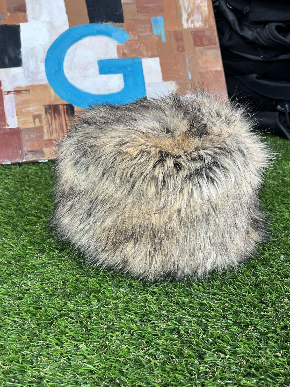 If Six Was Nine Vintage Japanese Winter Faux Fur Hat Ushanka Size ONE SIZE - 2 Thumbnail