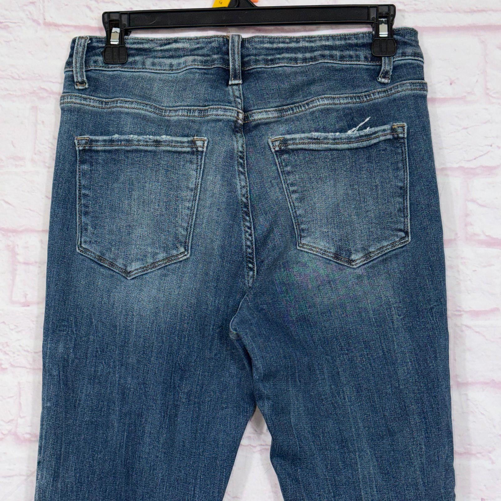 Other Vervet Blue Size 29 Crossover Distressed Skinny Jeans Size 29" - 9 Thumbnail