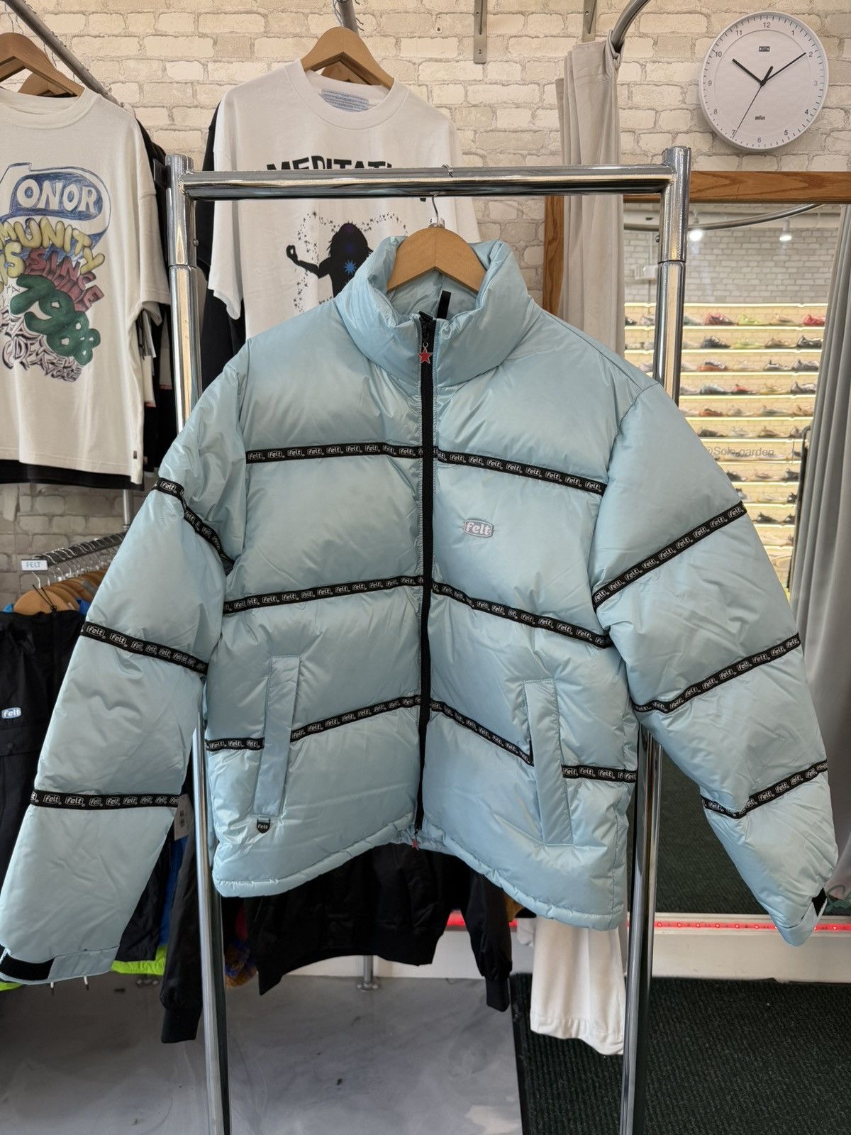 FELT FELT “Peak 700 Down” Ice Blue Jacket Size US S / EU 44-46 / 1 - 1 Thumbnail