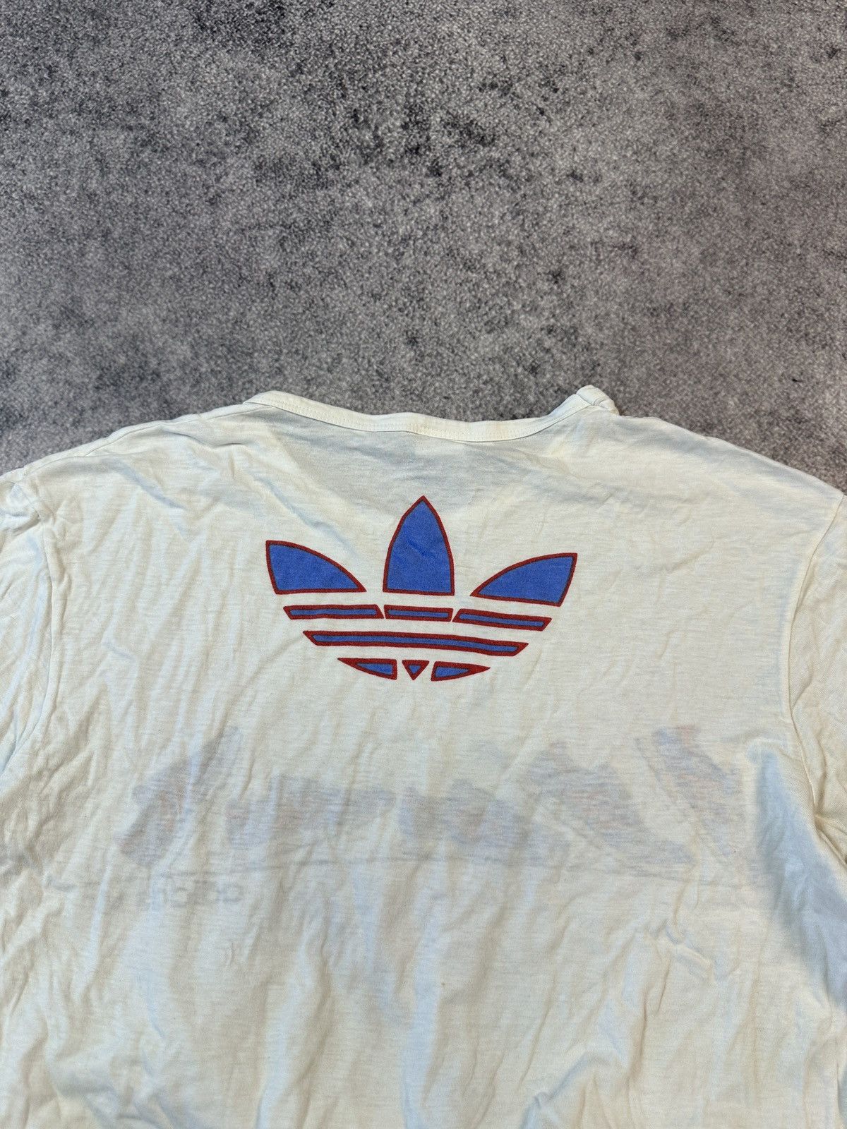 Adidas × Vintage 90s Vintage Adidas Logo T-shirt Streetwear Rare Casual VTg Size US M / EU 48-50 / 2 - 3 Thumbnail