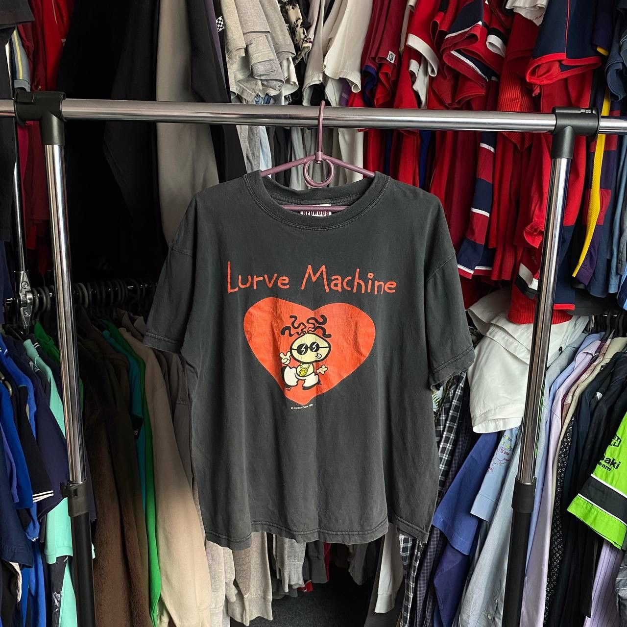Cartoon Network × Vintage Vintage Lurve Machine Carlton Cards 1997 redwood tee Size US L / EU 52-54 / 3 - 1 Thumbnail