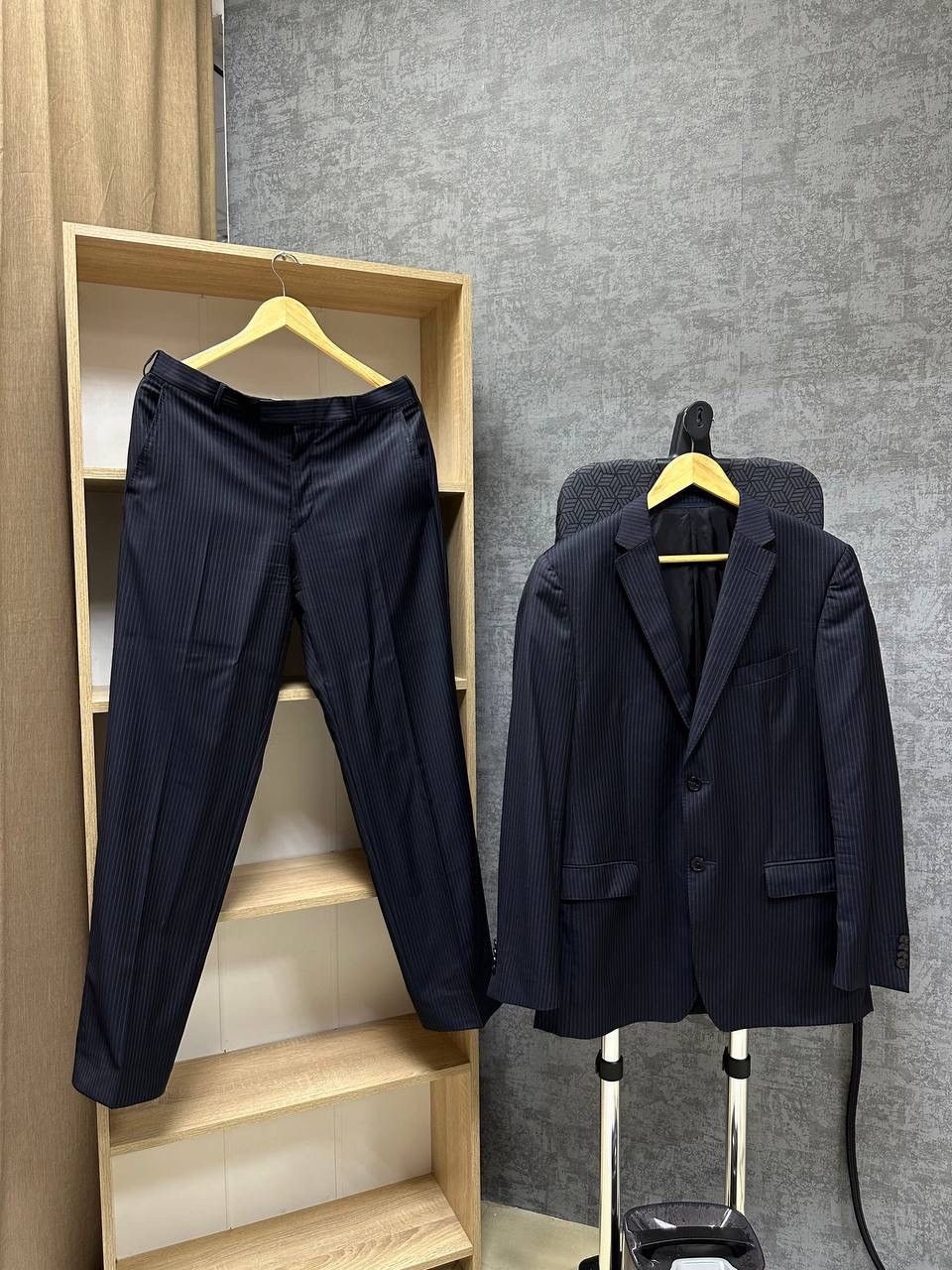 Vintage × Z Zegna Vintage Costume Pants And Blazer Z Zegna Suit Blue Size 38R - 1 Thumbnail