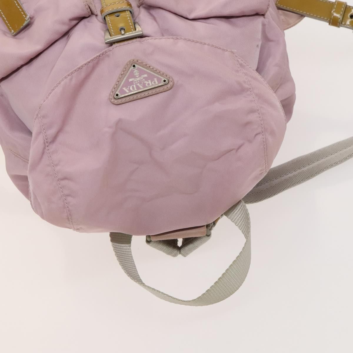 Prada PRADA Backpack Nylon Pink Silver Size ONE SIZE - 6 Thumbnail