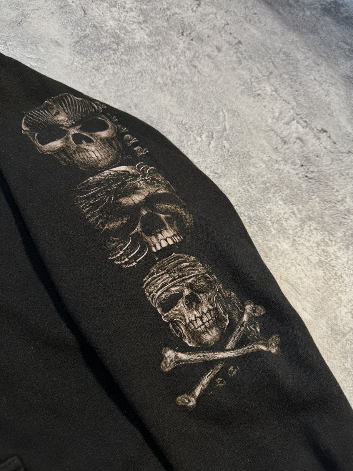 Japanese Brand × Vintage Vintage Ed Hardy by Christian Audigier Style, Skull Hoodie Size US M / EU 48-50 / 2 - 5 Thumbnail