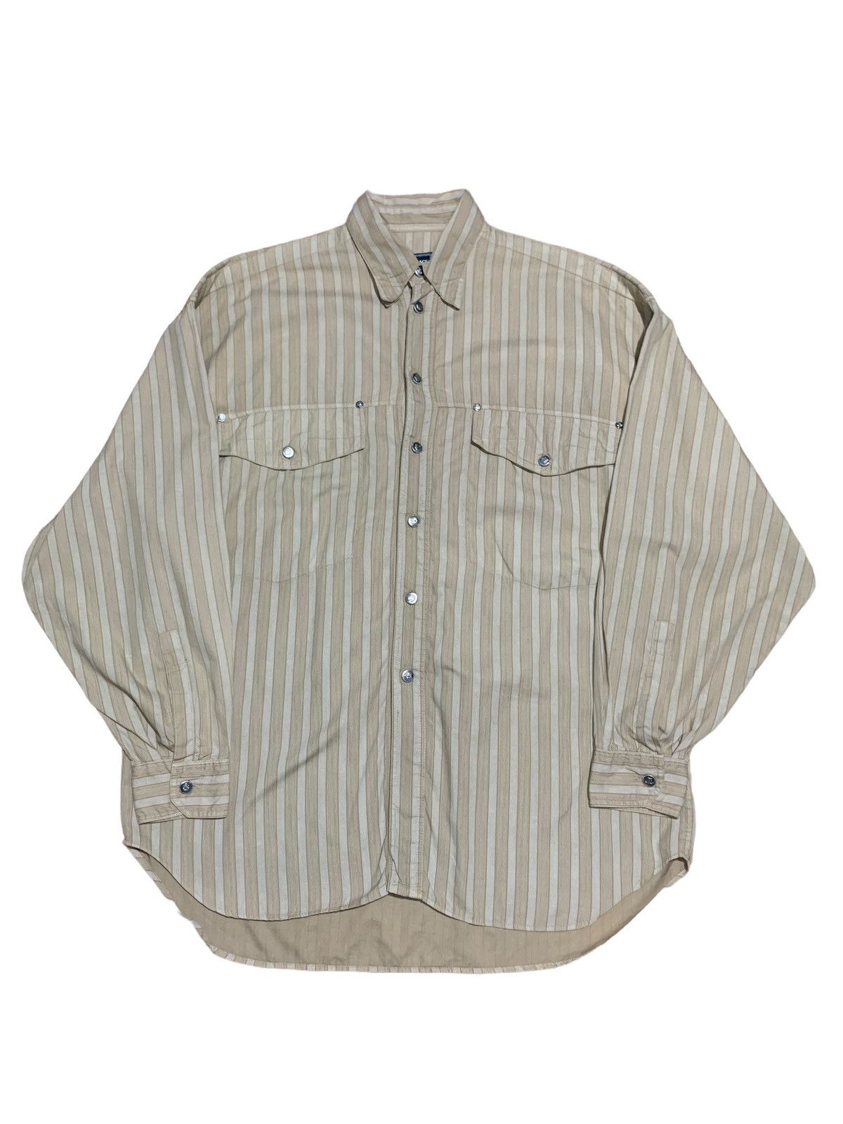 Versace Versace jeans couture oversized striped button down shirt Size US L / EU 52-54 / 3 - 16 Thumbnail