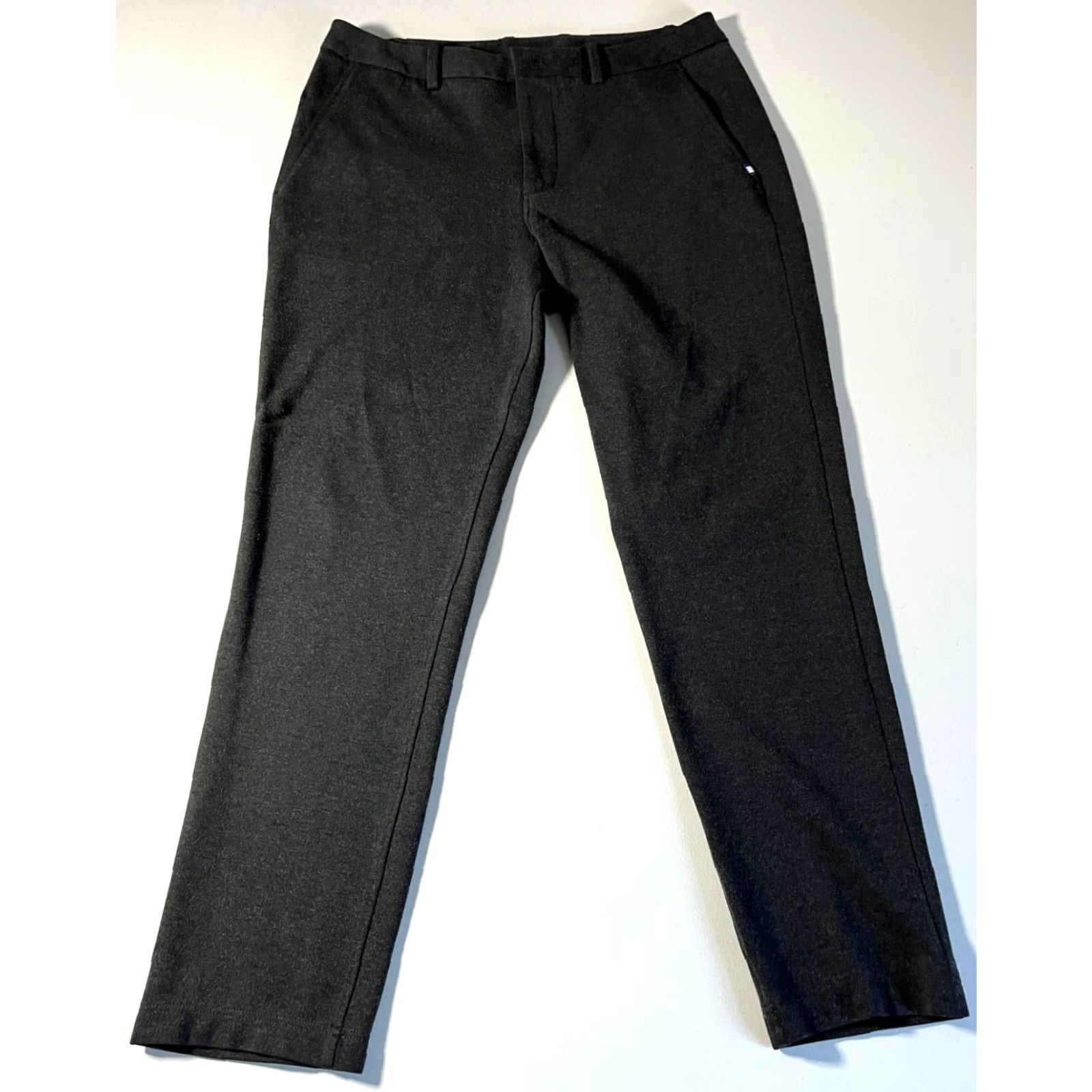 Vintage Kit and Ace Men's Chino Pants Rayon Blend Stretch Gray 34 Inseam 29.5 in Flat Front Belt Loops Casual City Preppy Mens Size US 34 / EU 50 - 3 Thumbnail