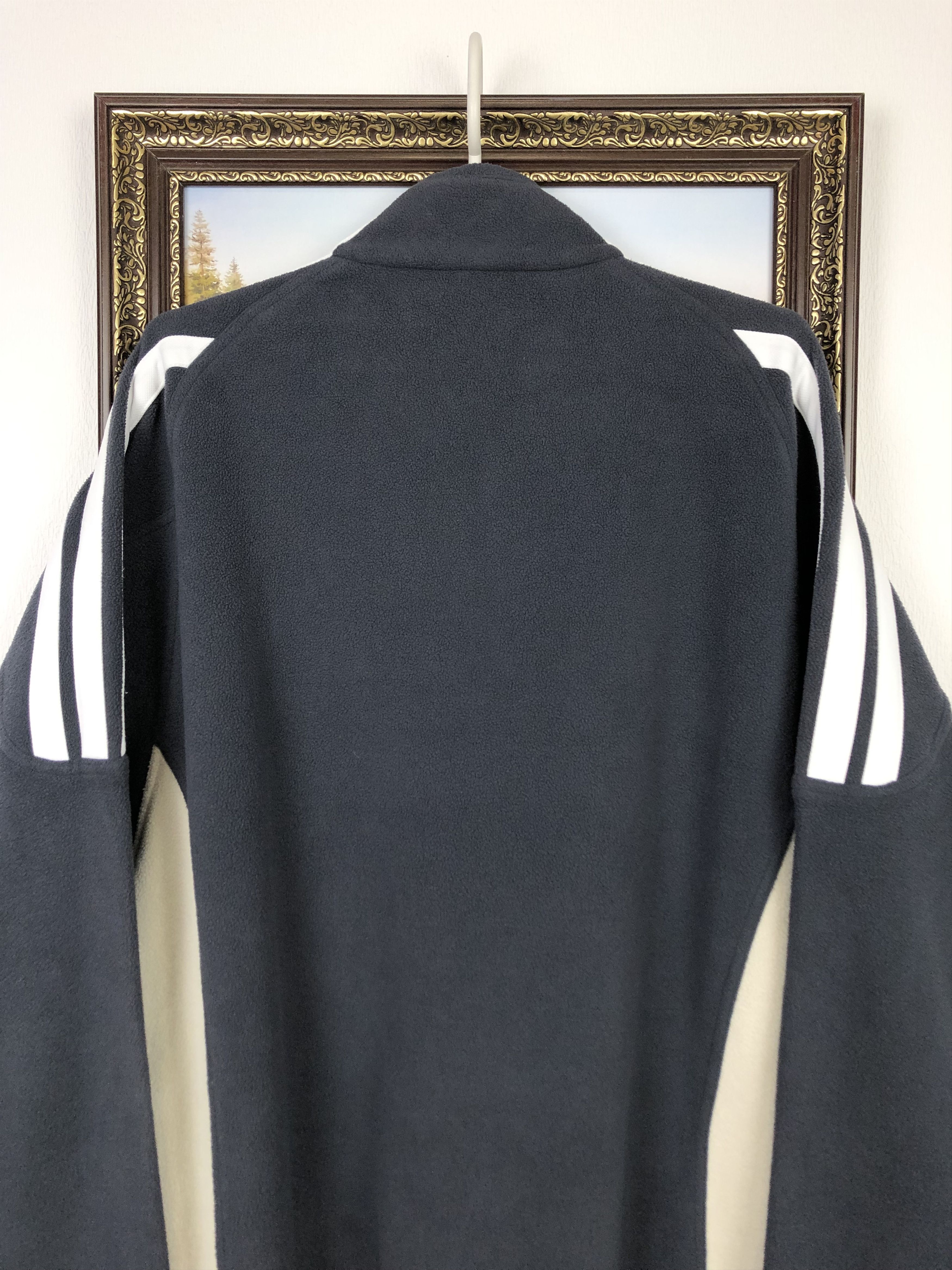 Adidas × Vintage Vintage Ajax Football Fleece Sweatshirt Track Jacket Size US L / EU 52-54 / 3 - 10 Thumbnail