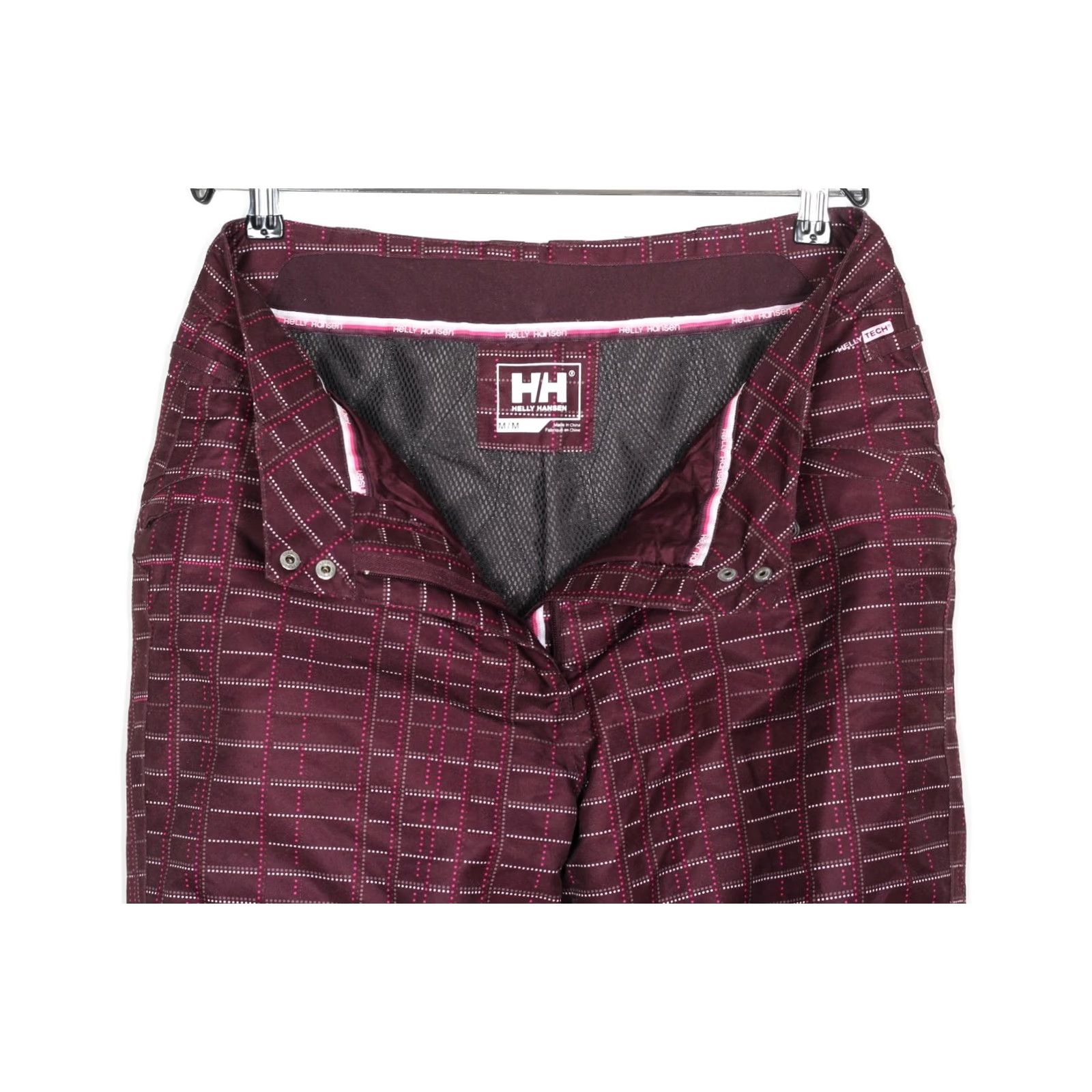 Helly Hansen Helly Hansen Snow Pants Trousers Women M Waterproof Insulated Burgundy 32 inch Waist 30 inch Inseam Skiing Snowboarding Size 32" / US 10 / IT 46 - 4 Thumbnail