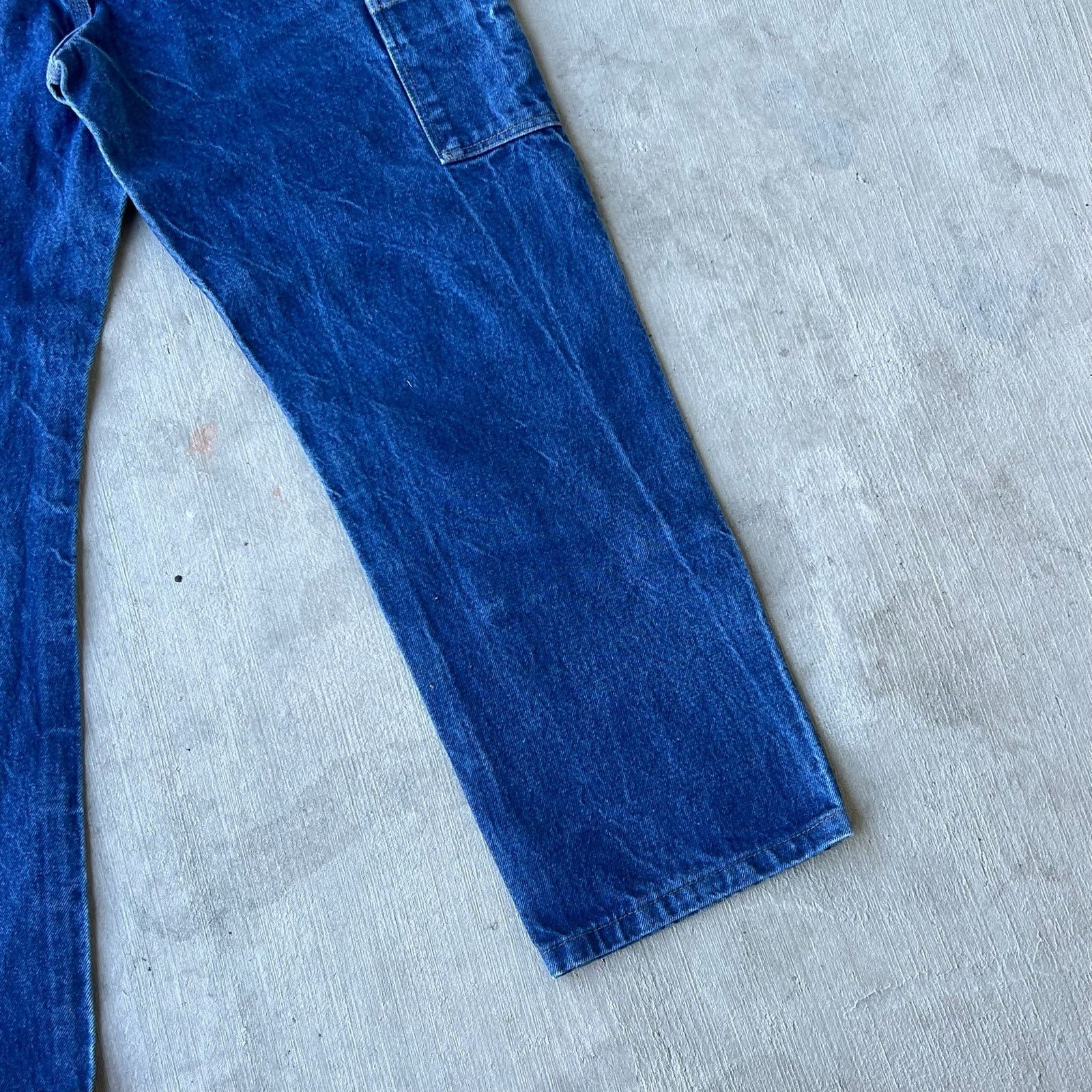 Carhartt × Vintage Carhartt denim blue jean double knee work carpenter pants Size US 33 - 7 Thumbnail