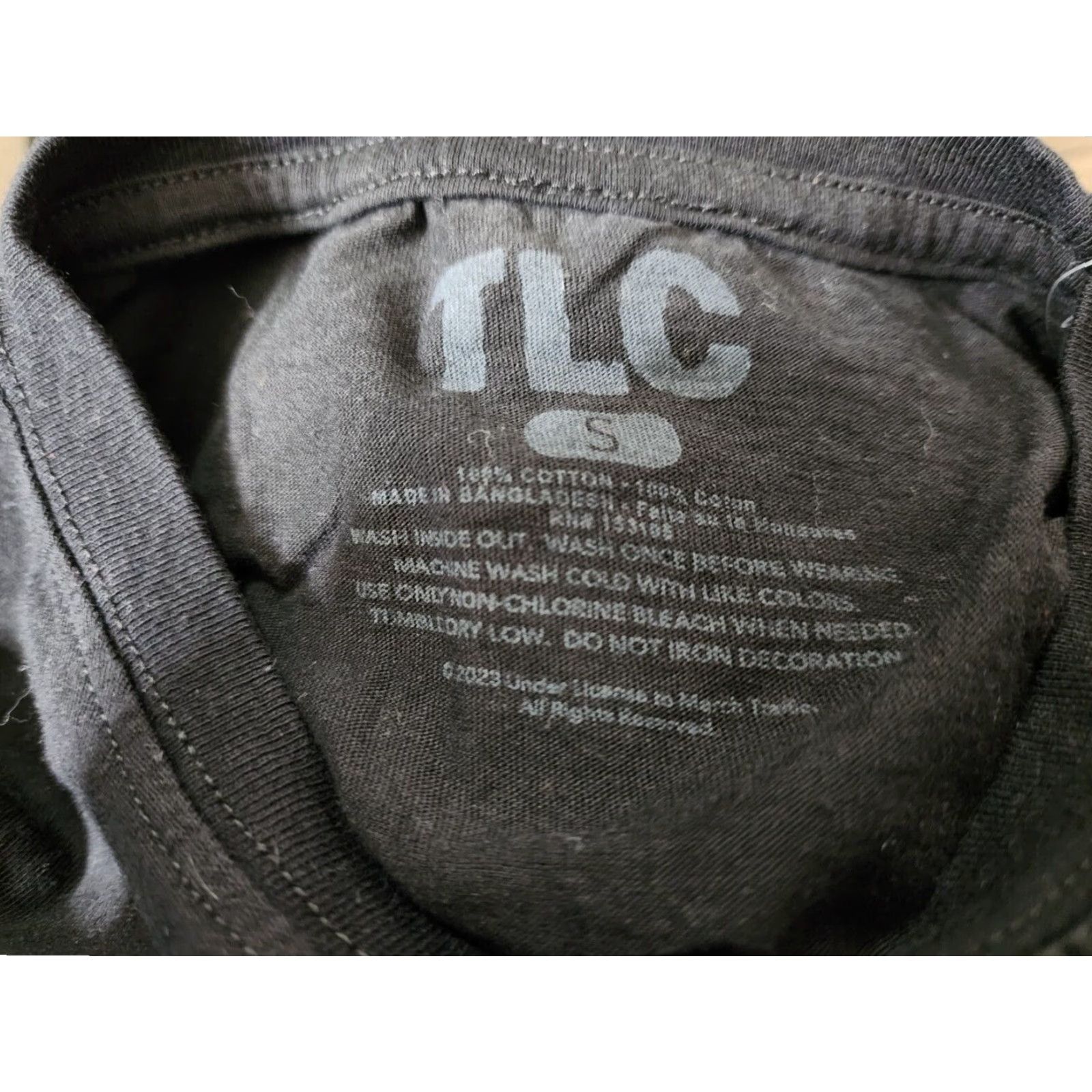 Vintage TLC No Scrubs Black Short Sleeve Women's T Shirt Hip Hop Rap Cotton Size S / US 4 / IT 40 - 4 Thumbnail