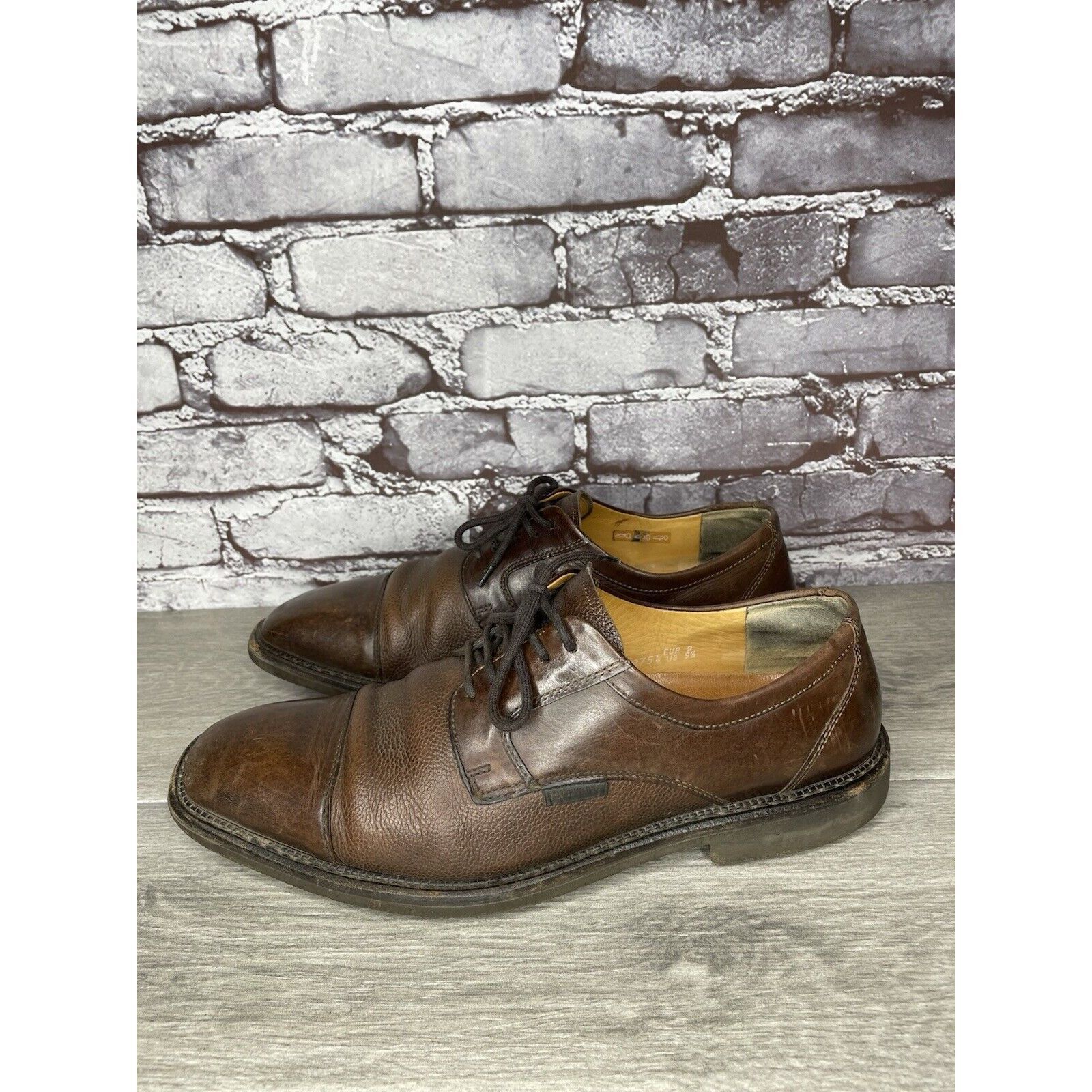 Mephisto Mephisto Goodyear Welt Brown Leather Oxfords Cap Toe Shoes M Size US 9.5 / EU 42-43 - 14 Thumbnail