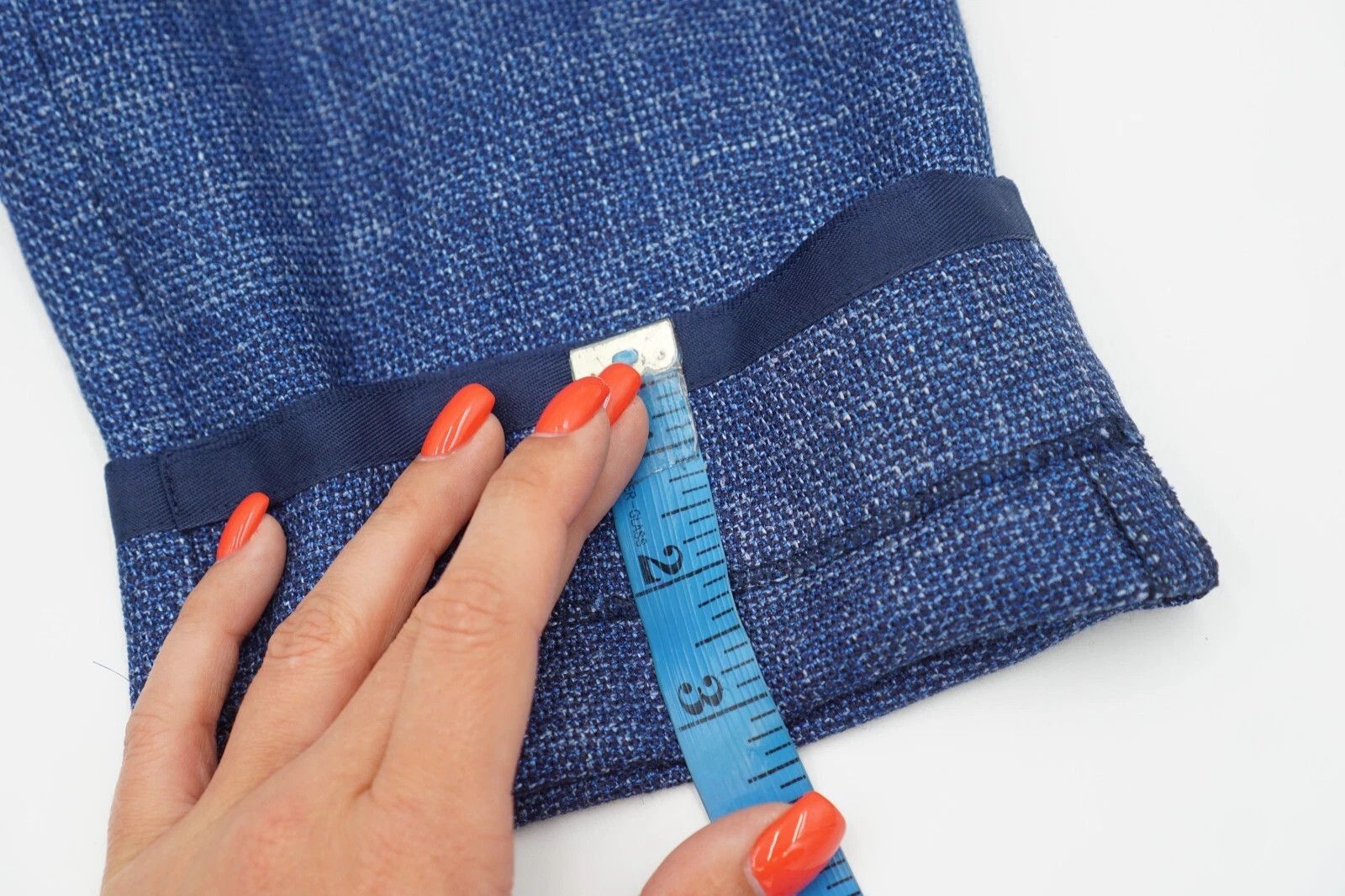 Suitsupply Men Suitsupply Bescia Trousers Wool Silk Linen Blue UK/US38 Size 38R - 5 Thumbnail
