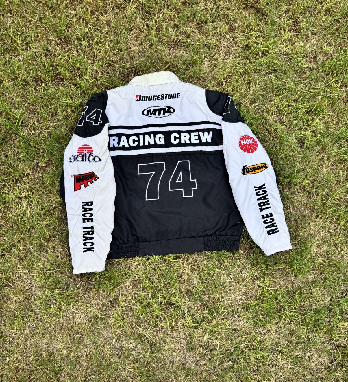Vintage Vintage Nascar Grand Prix Speed Rider Team Racing Jacket Size US L / EU 52-54 / 3 - 10 Thumbnail