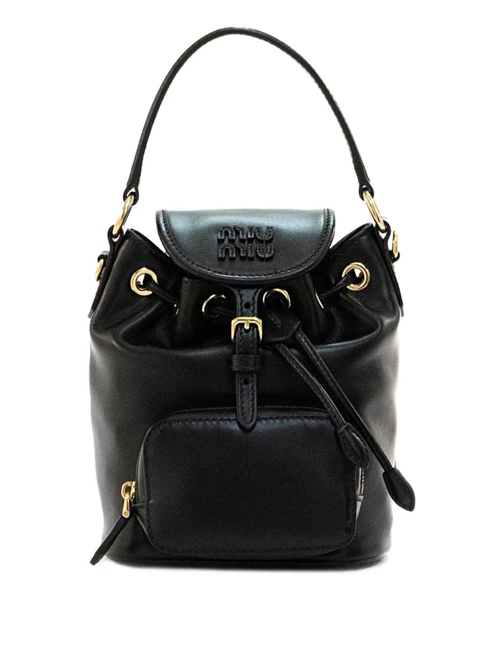 Miu Miu LEATHER MINI BACKPACK Size ONE SIZE - 1 Thumbnail