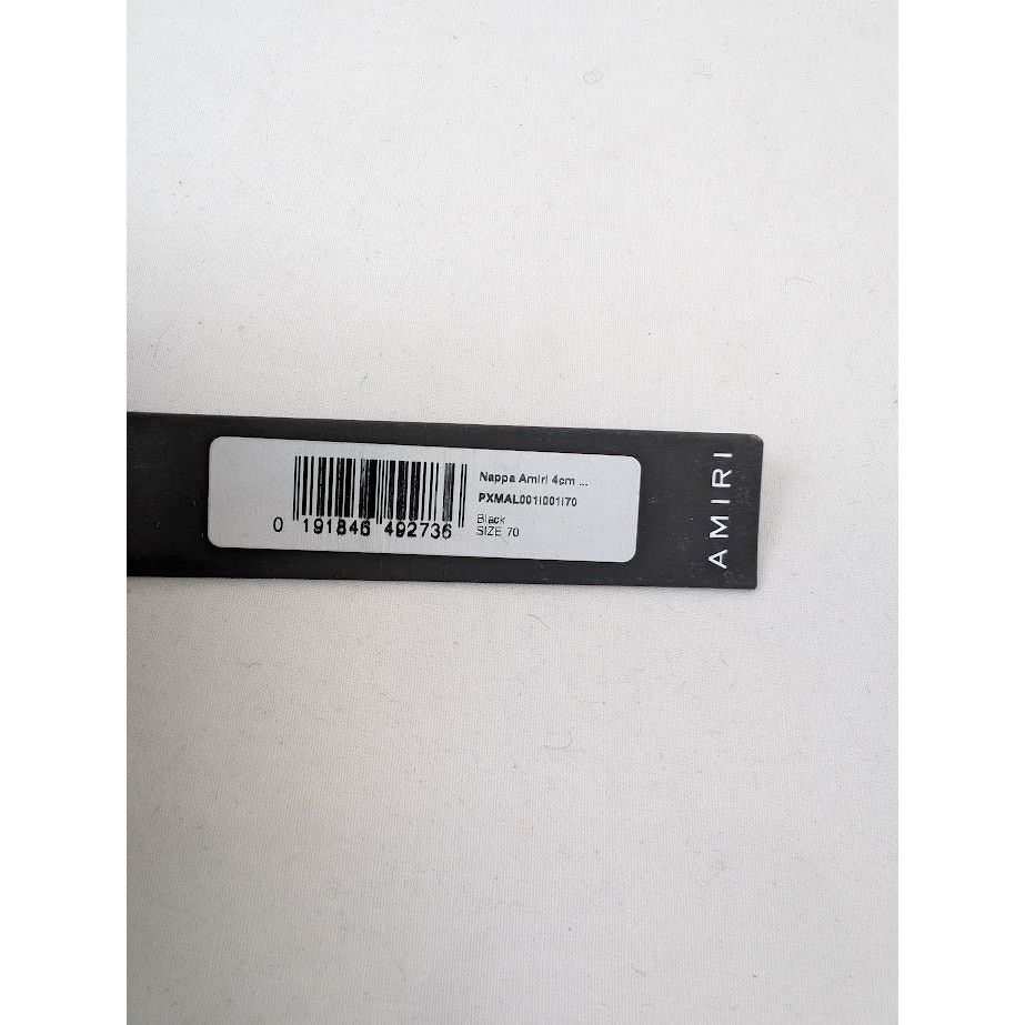 Amiri o1rshd1 Size: 70 CM / Nappa Amiri 4cm Belt in Black Size ONE SIZE - 14 Thumbnail