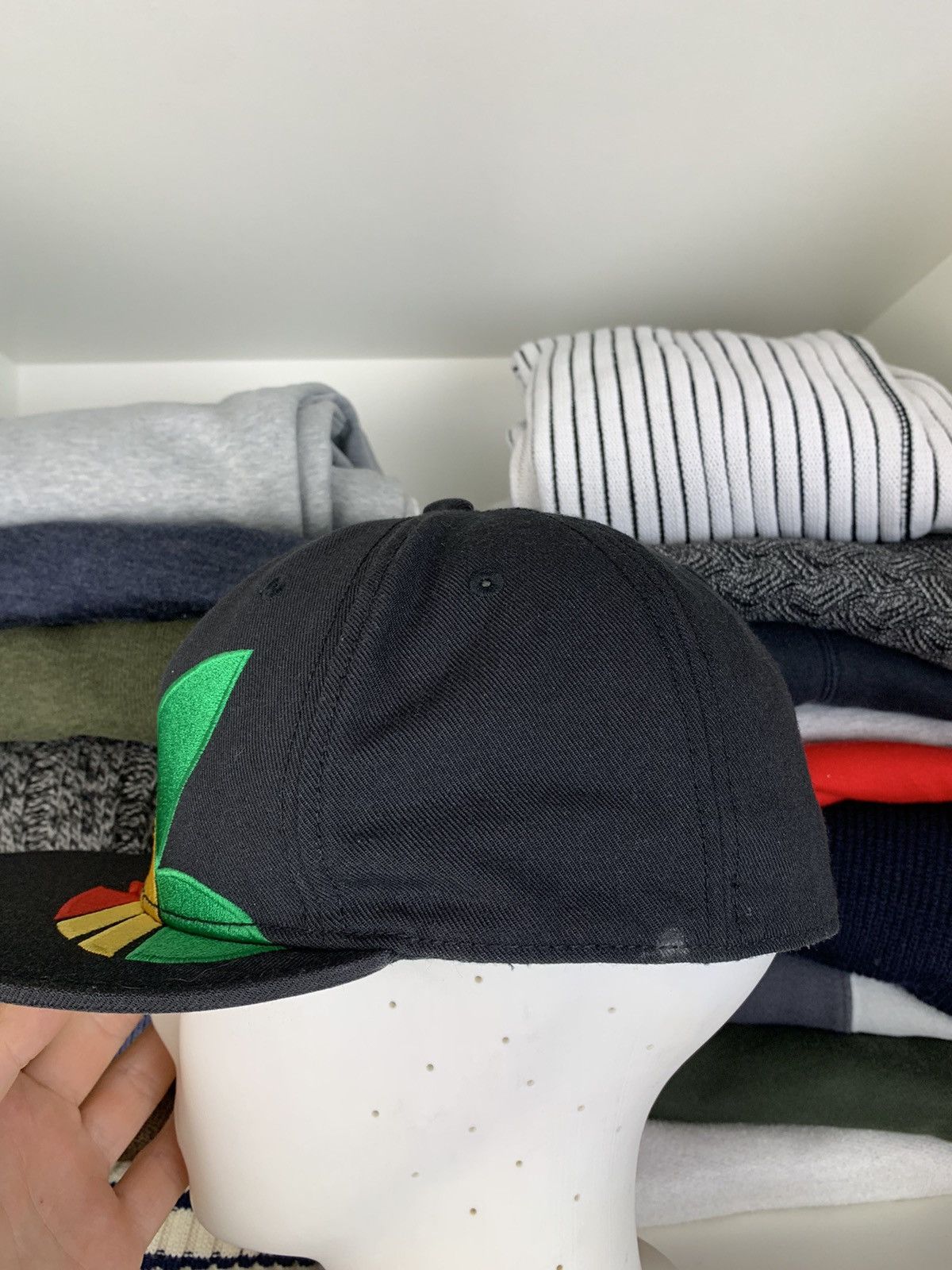 Other Vintage Big Trefoil Logo Rasta Cap Hat Size L Size ONE SIZE - 6 Thumbnail