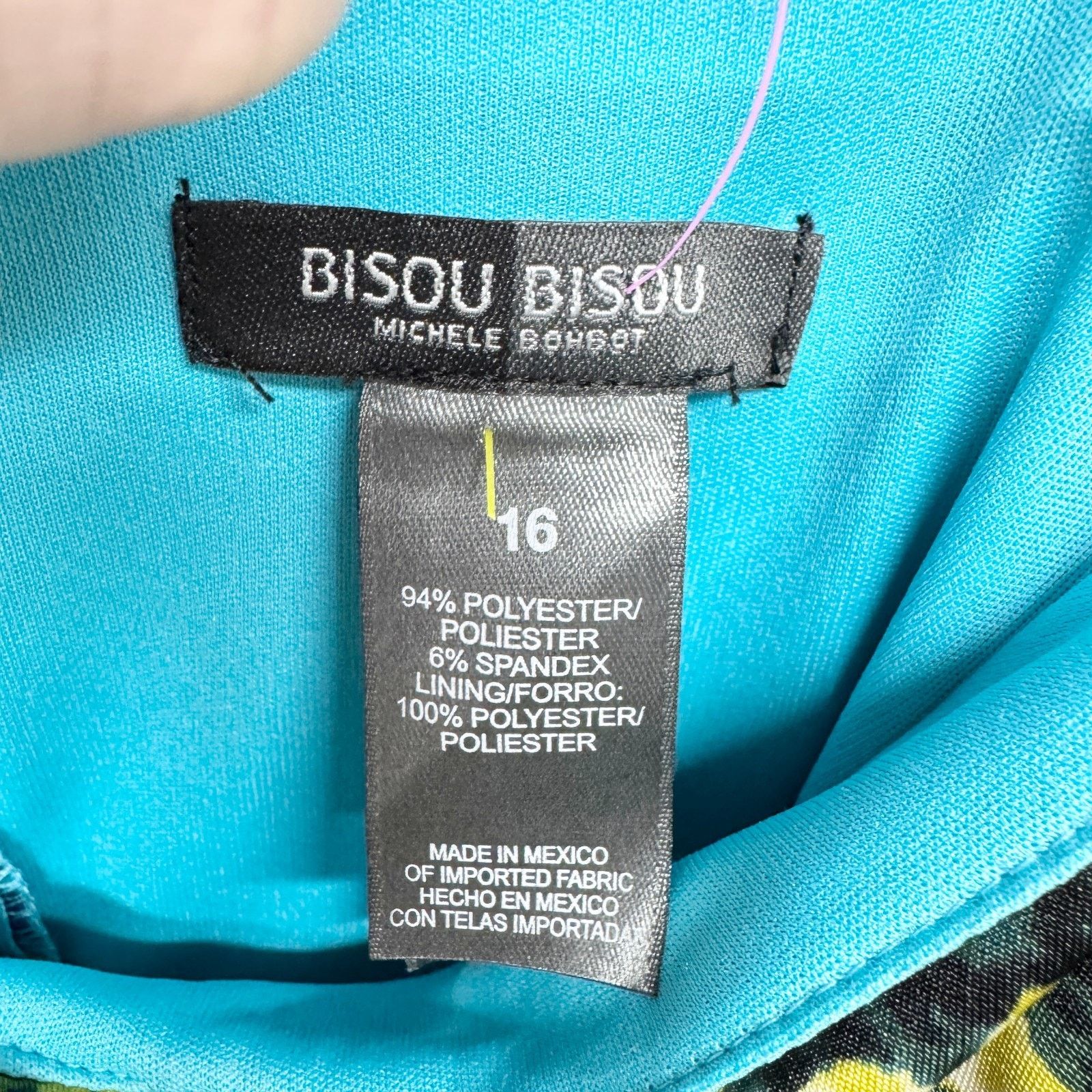 Other New Bisou Bisou Dress Size 16 Animal Sleeveless Rouched Y2K Size XXL / US 16-18 / IT 52-54 - 5 Thumbnail
