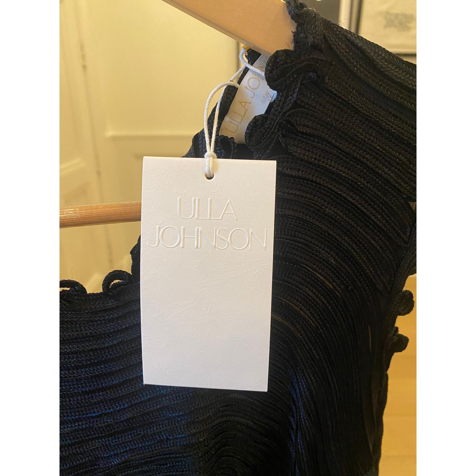 Ulla Johnson Ulla Johnson dioni silk cocktail dress black midi 6 NWT Size M / US 6-8 / IT 42-44 - 5 Thumbnail