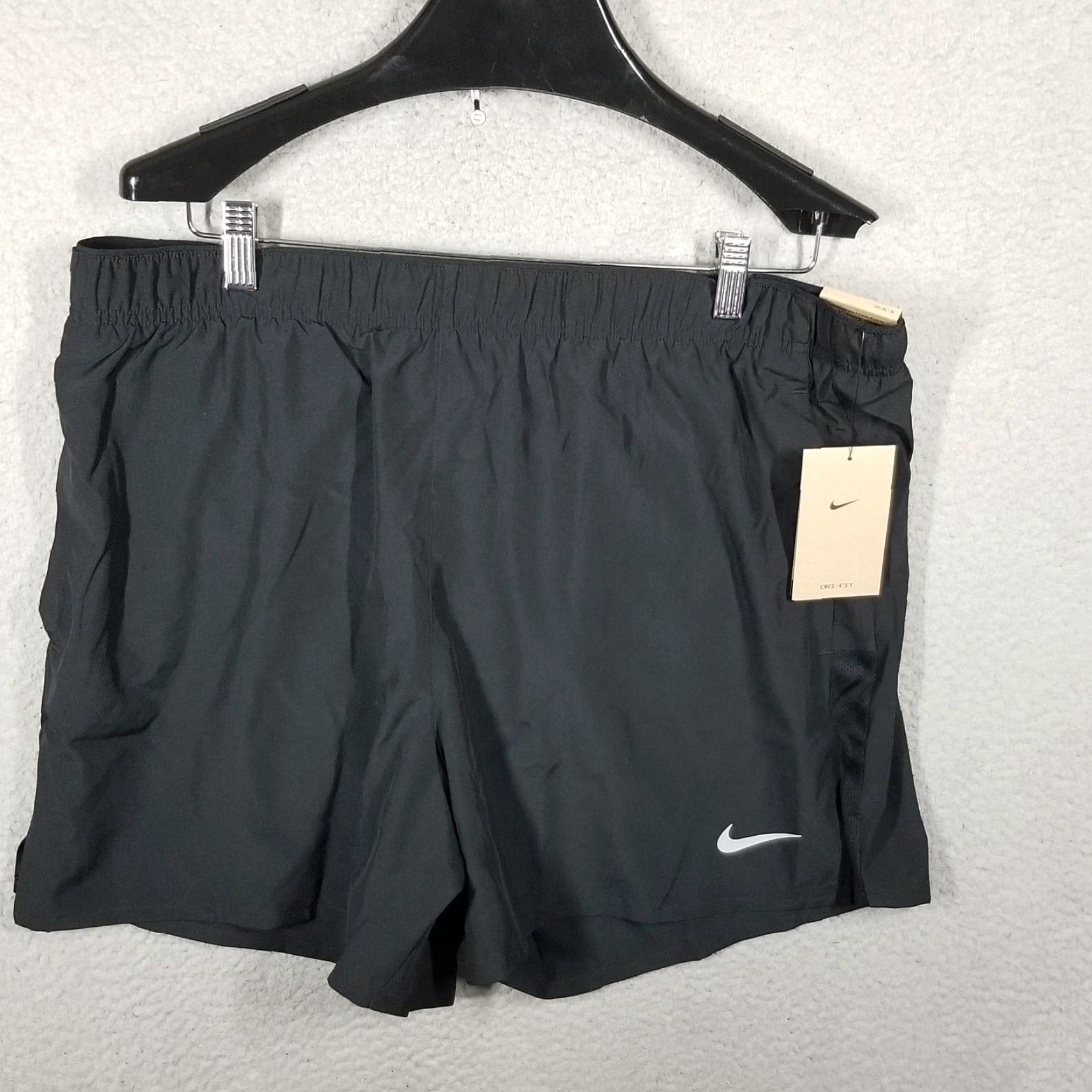 Nike Nike Challenger Coach Running Briefs Shorts 5" XL DV9363-010 Black Mens Size US 36 / EU 52 - 2 Thumbnail
