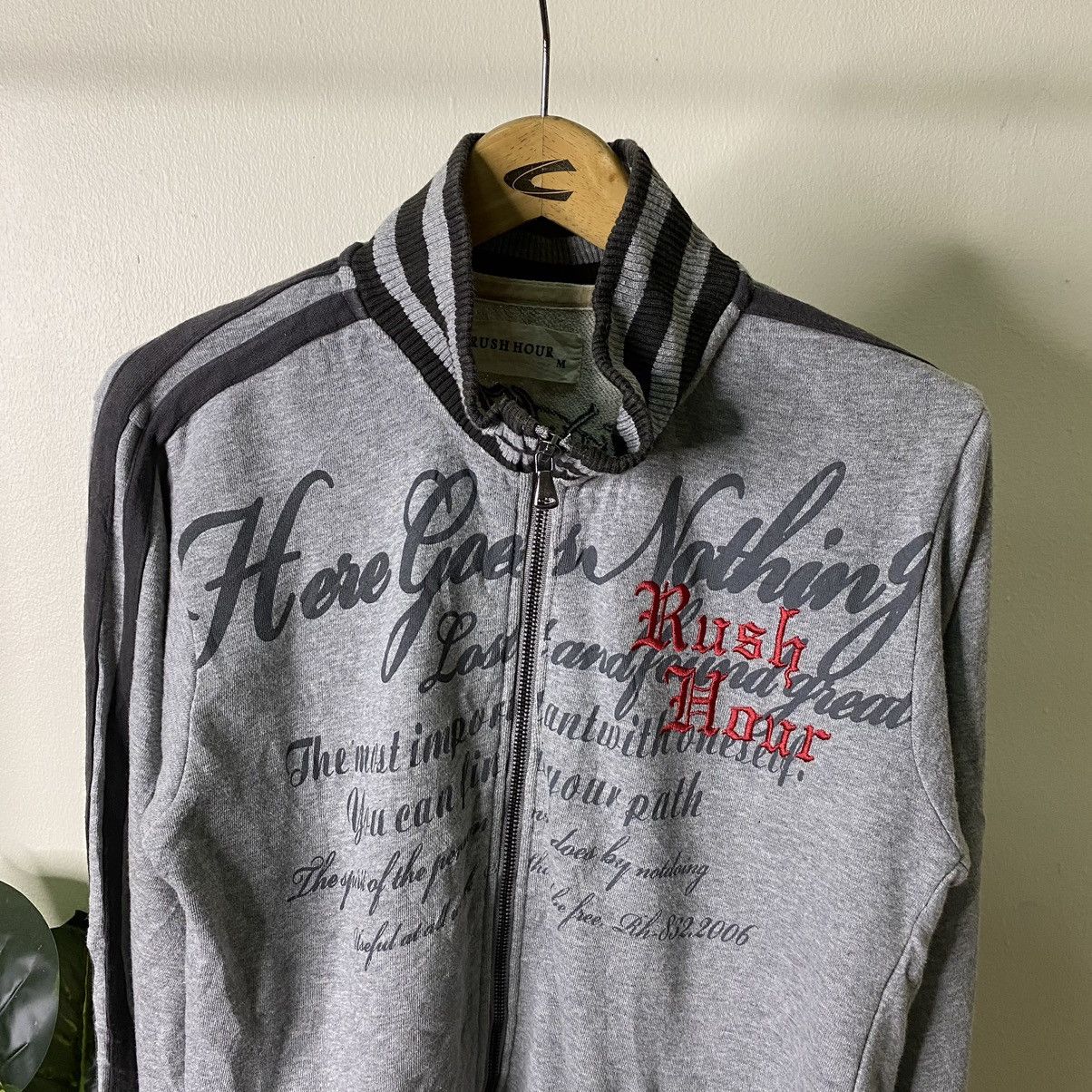 If Six Was Nine × Japanese Brand × Seditionaries Rush Hour Seditionaries Poem Zip Up Jacket Size US S / EU 44-46 / 1 - 2 Thumbnail