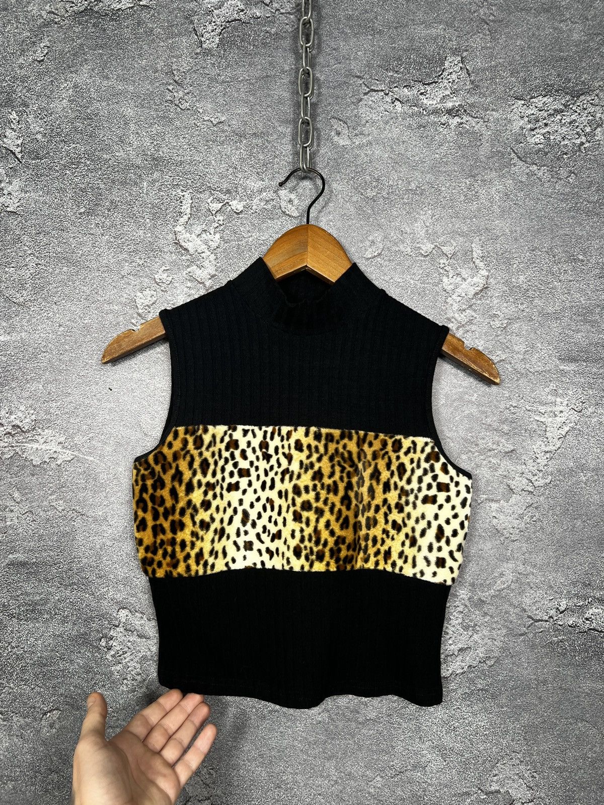 Morgan De Toi Vintage Y2K Morgan De Toi Leopard Print Vest Tank Top Size S Size S / US 4 / IT 40 - 5 Thumbnail