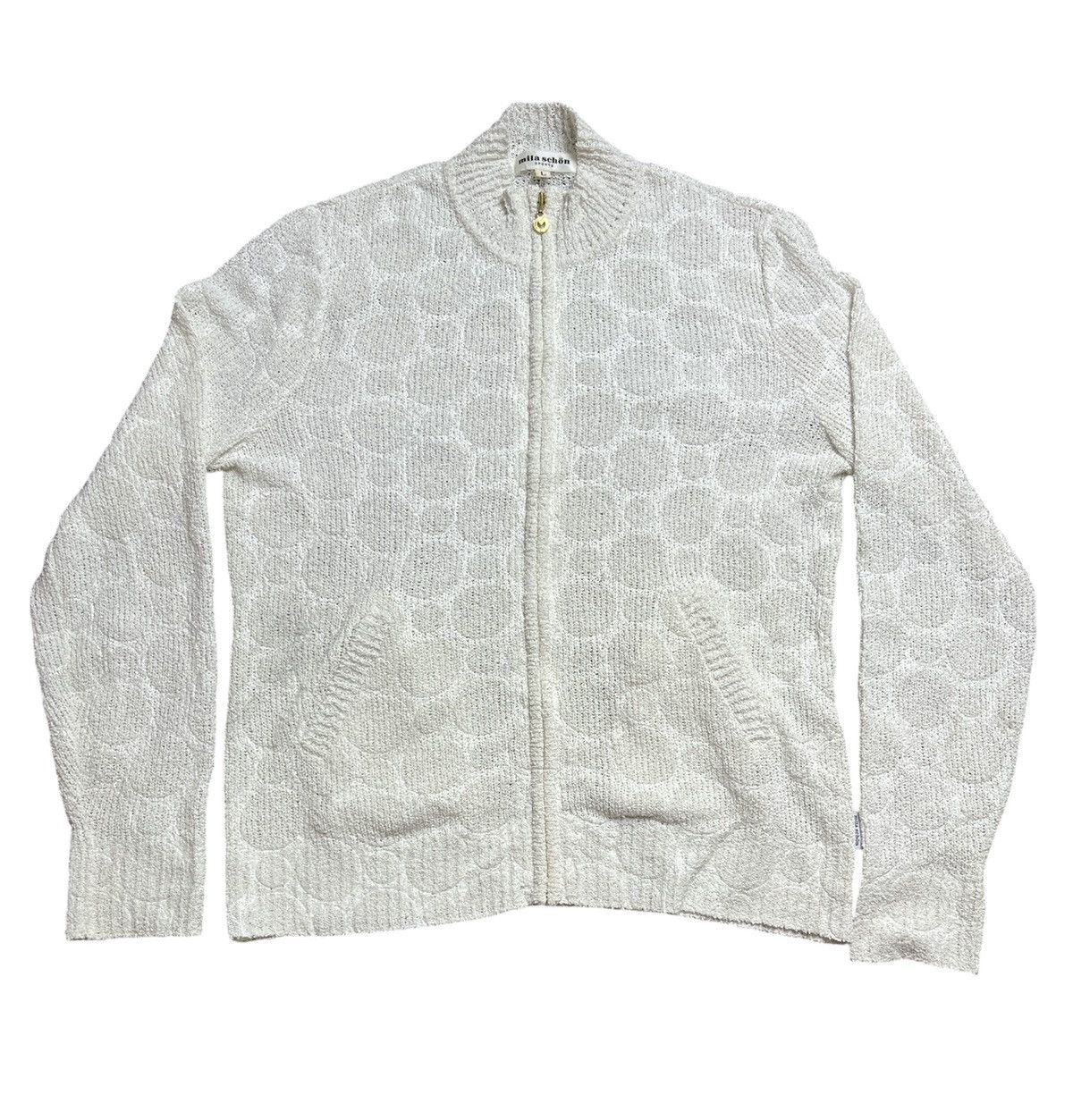 Mila Schon Mila Schon Sport Zipper Knitting Cardigan Size L / US 10 / IT 46 - 1 Thumbnail
