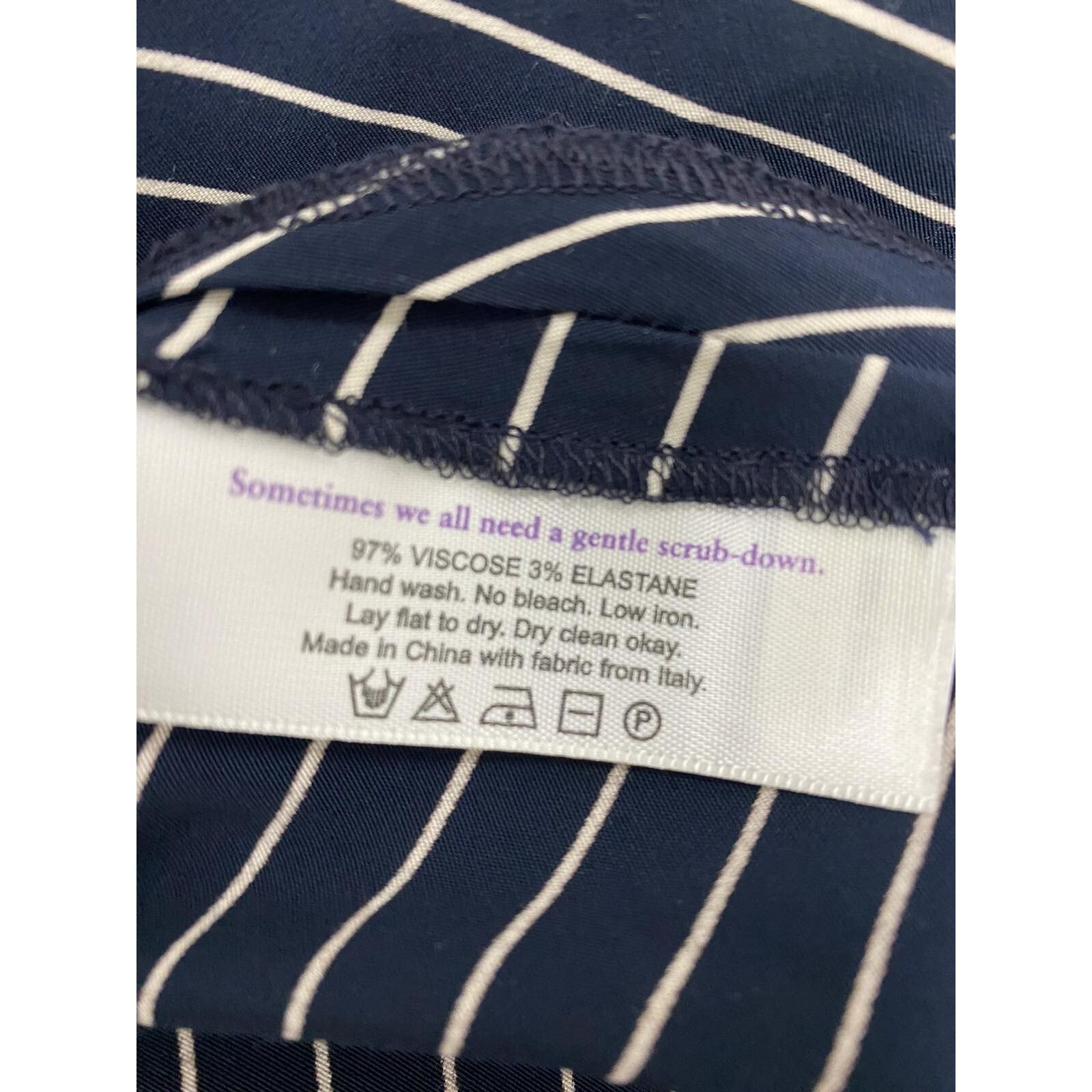 Other MM.LAFLEUR Women The Aurelia Navy Ivory Size 1X A001271 Size XXL / US 16-18 / IT 52-54 - 9 Thumbnail