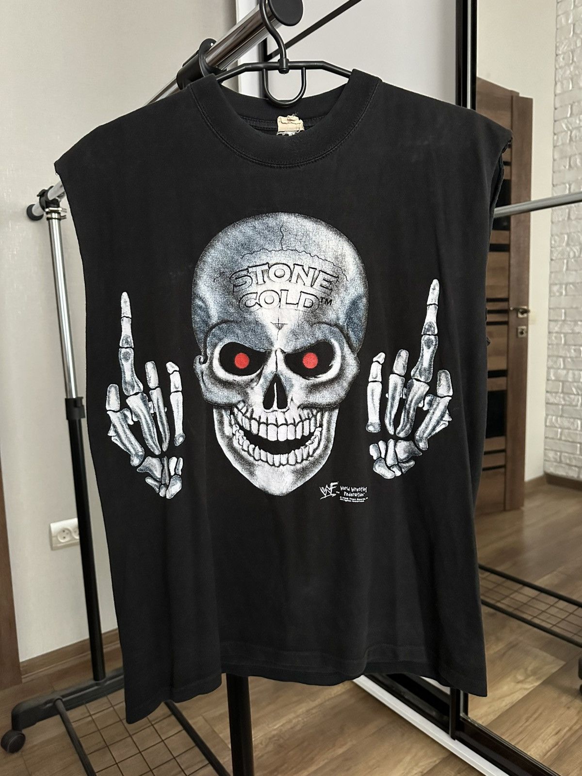 WWE 1998 Stone Cold Steve Austin Vintage WWE Tank Top T-Shirt Size US L / EU 52-54 / 3 - 1 Thumbnail