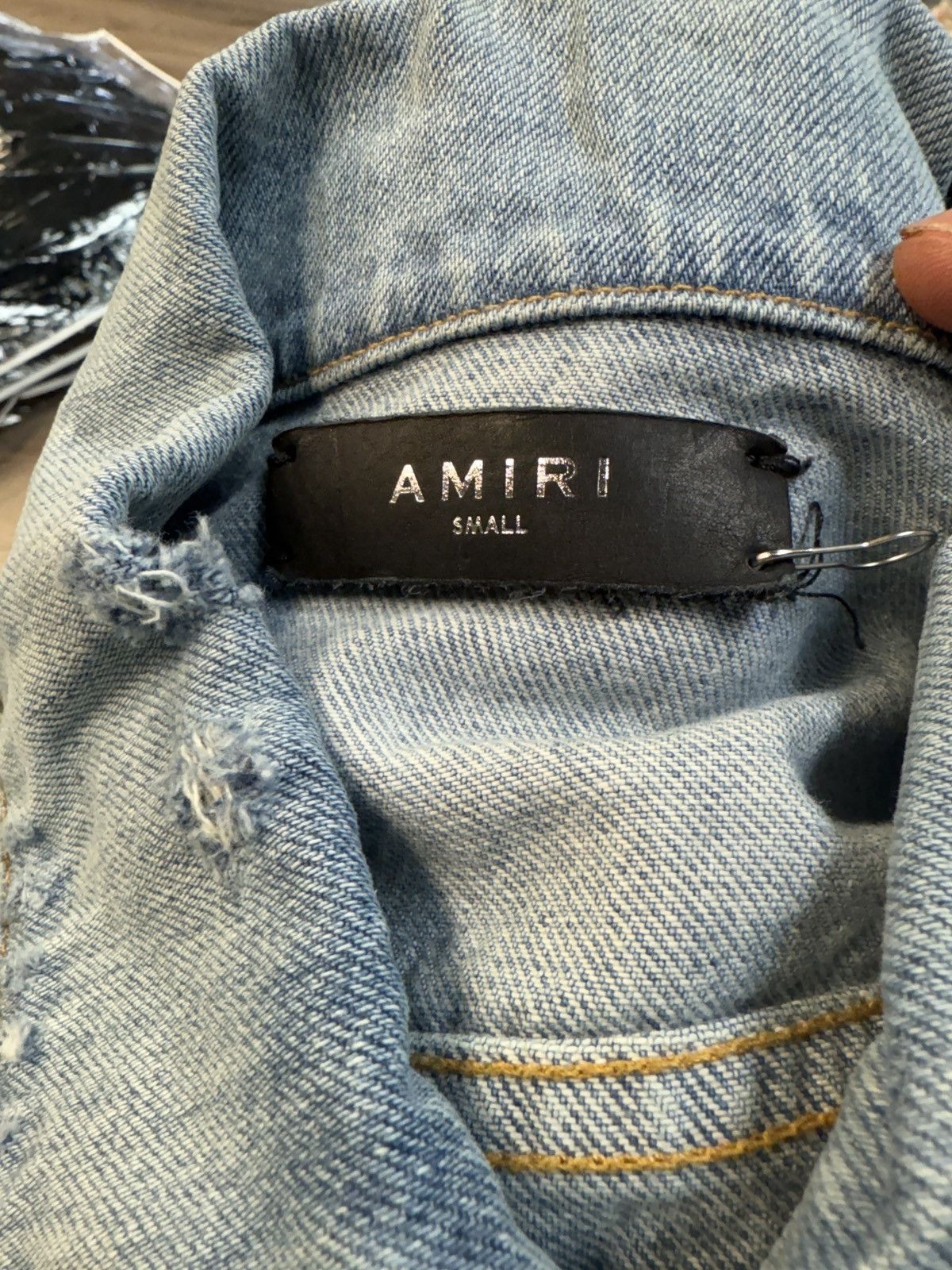 Amiri Amiri floral denim jacket Size US S / EU 44-46 / 1 - 6 Thumbnail