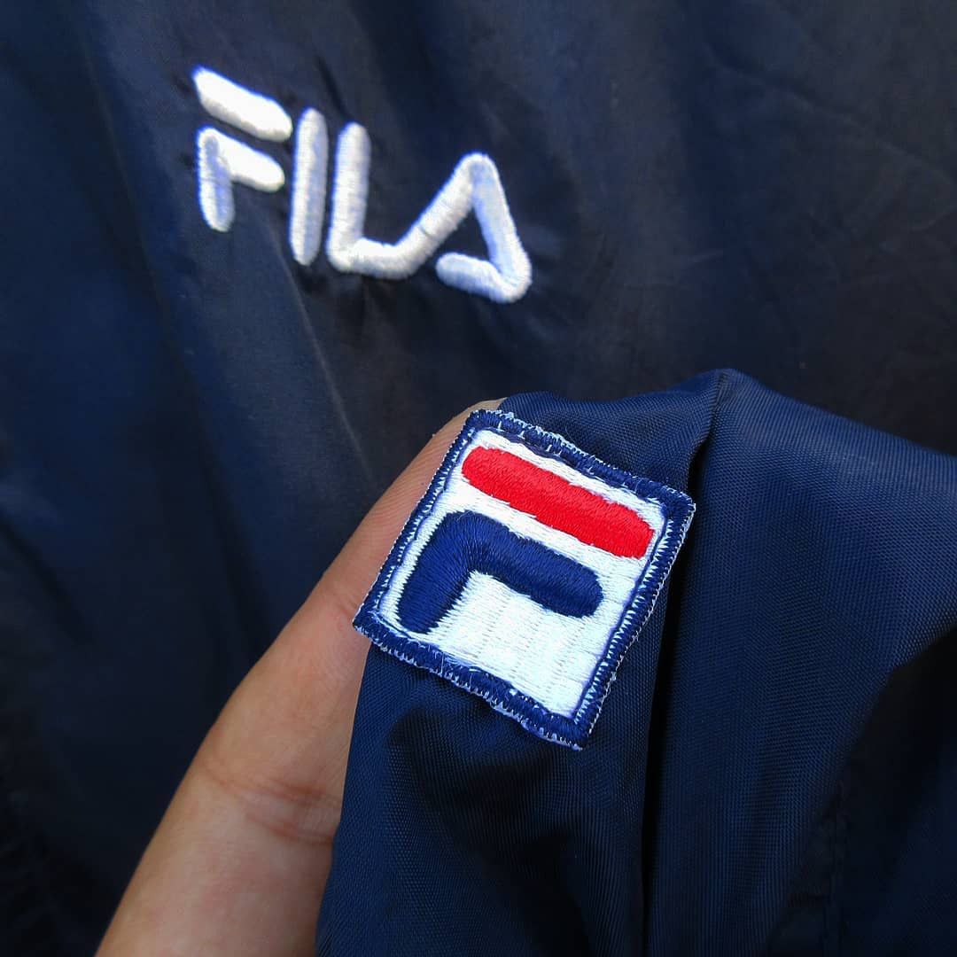 Fila Vintage Fila Windbreaker Jacket In 2 quarter tone jacket Size US M / EU 48-50 / 2 - 4 Thumbnail