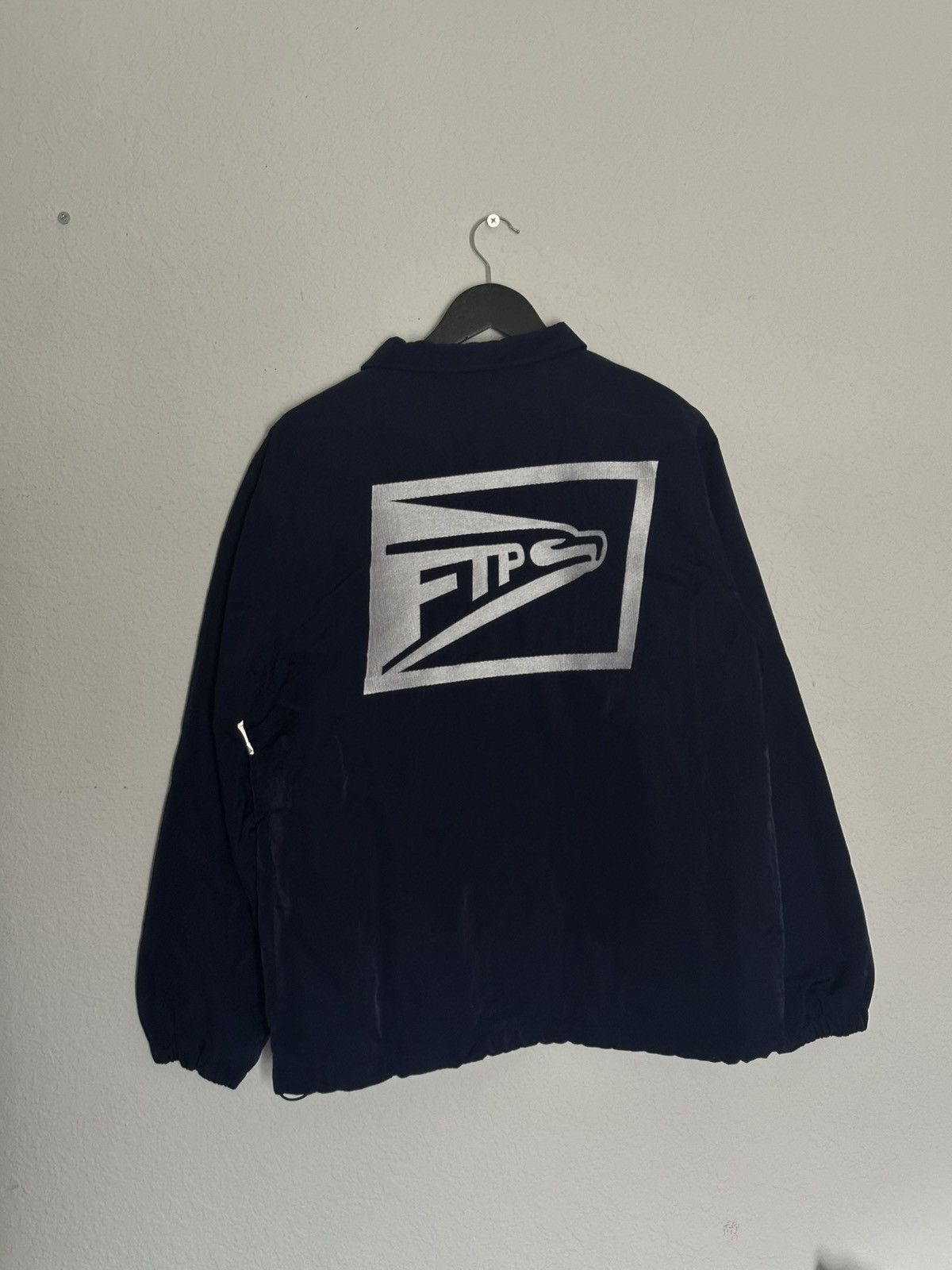 Fuck The Population FTP fw21 Postal USPS coach jacket - Size L Navy Size US L / EU 52-54 / 3 - 3 Thumbnail