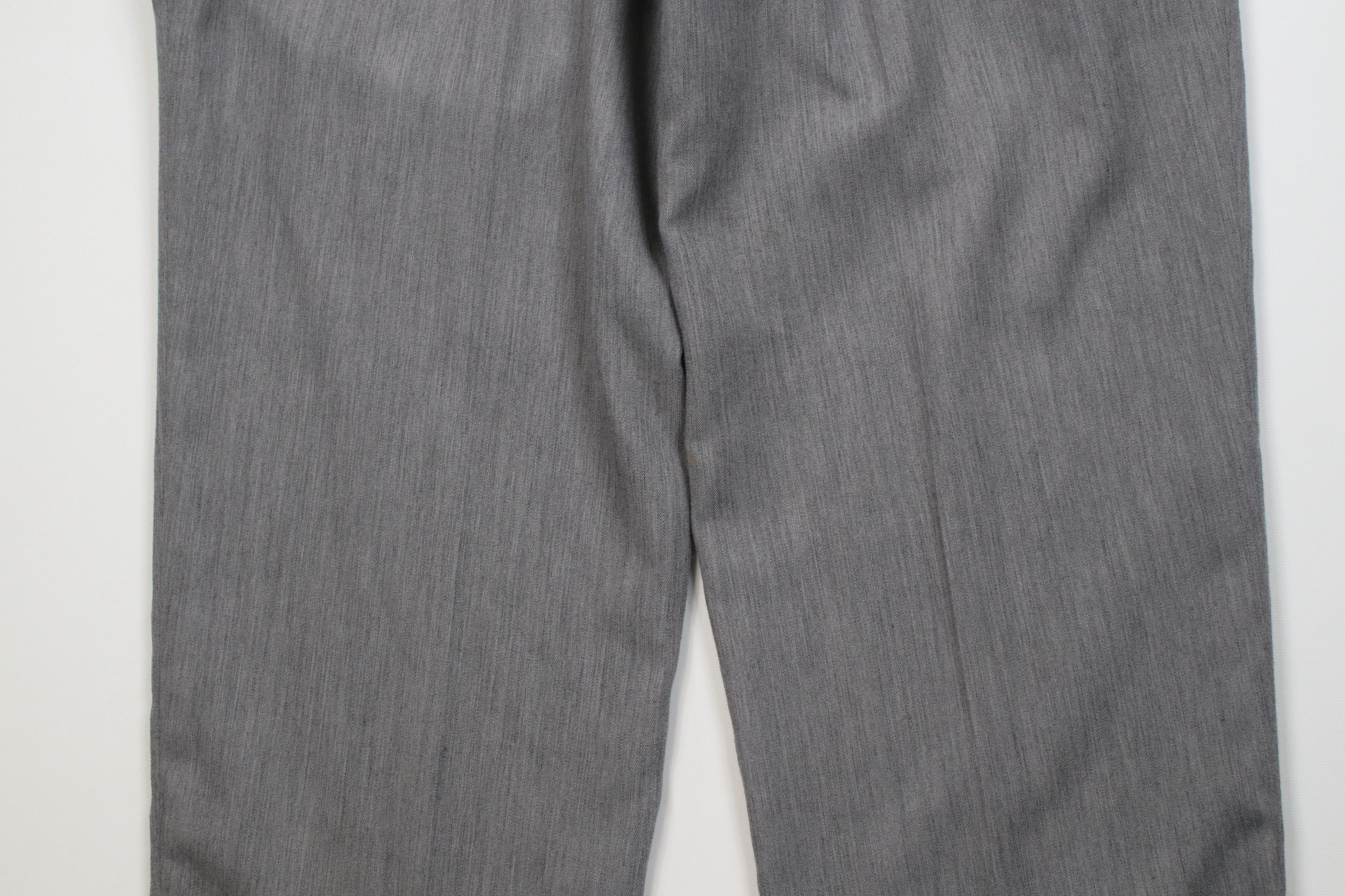Vintage Vintage 90s Streetwear Gabardine Blend Knit Chino Pants Size US 32 / EU 48 - 12 Thumbnail