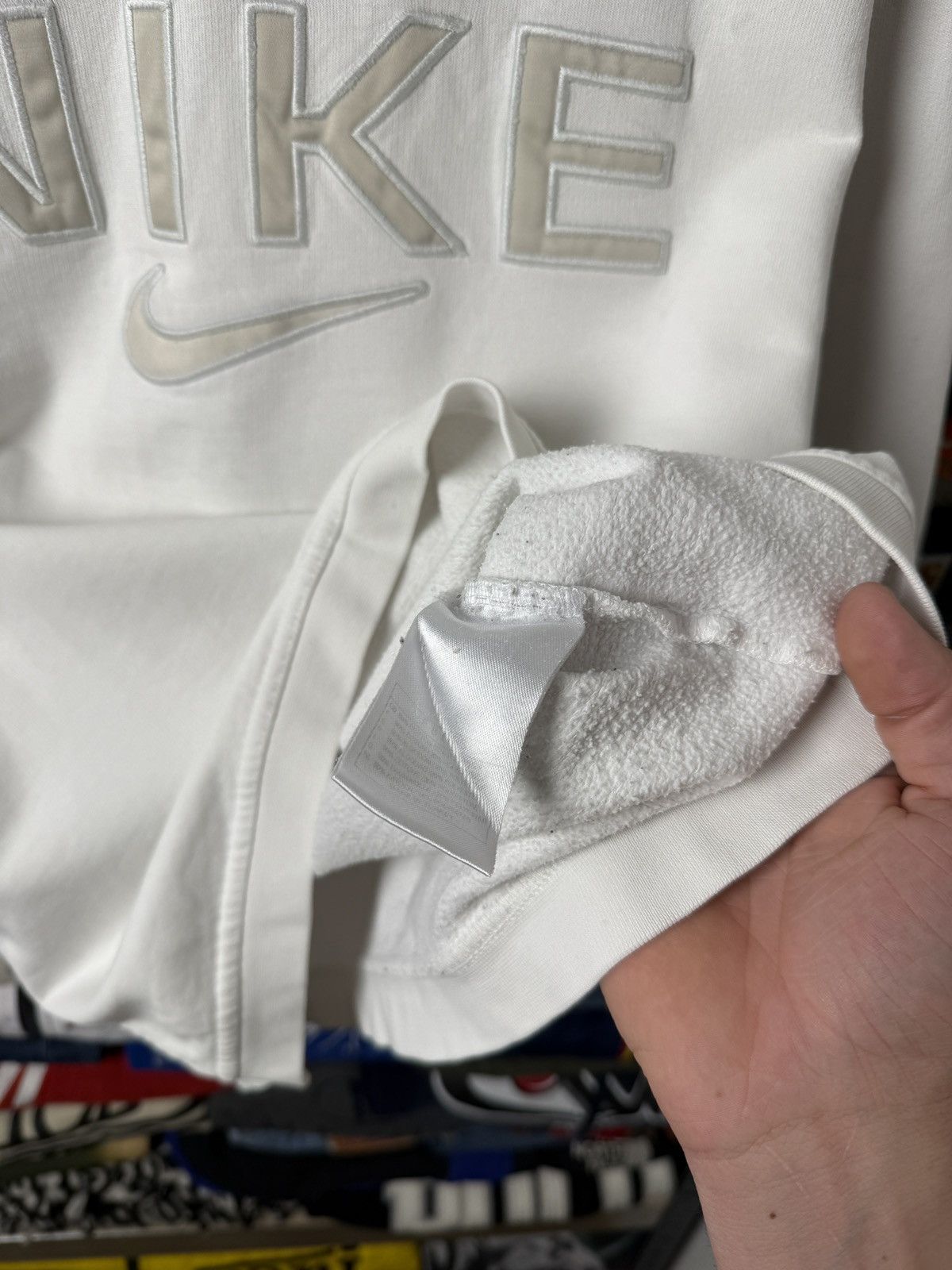 Nike Nike Vintage Sweatshirt Big Logo Swoosh 90s Size US L / EU 52-54 / 3 - 8 Thumbnail