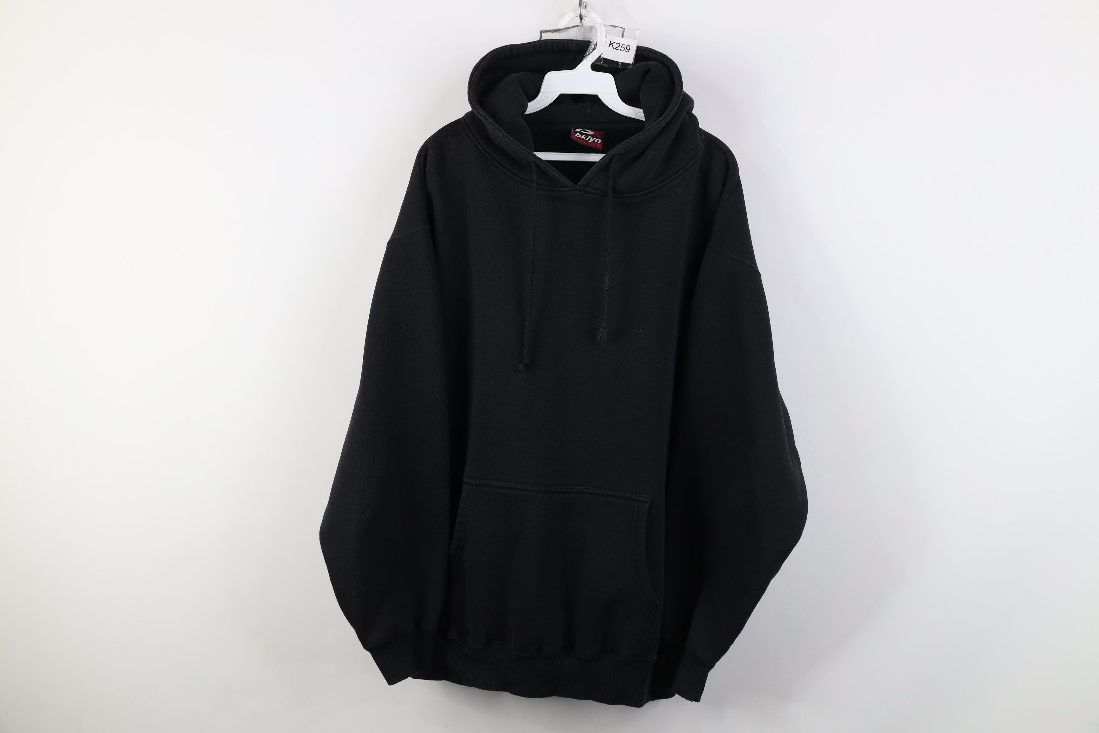 Vintage Vintage Y2K Streetwear Heavyweight Hoodie Sweatshirt Black Size US L / EU 52-54 / 3 - 1 Thumbnail