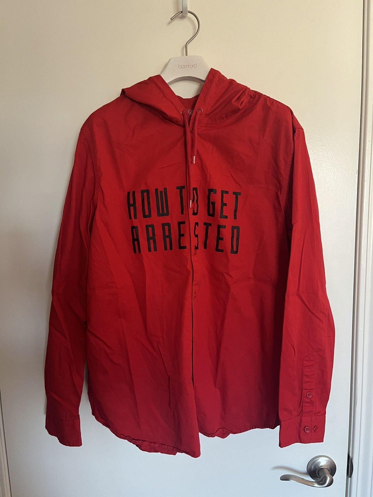 Supreme Supreme How to Get Arrested Button Up Hoodie Size US L / EU 52-54 / 3 - 1 Thumbnail