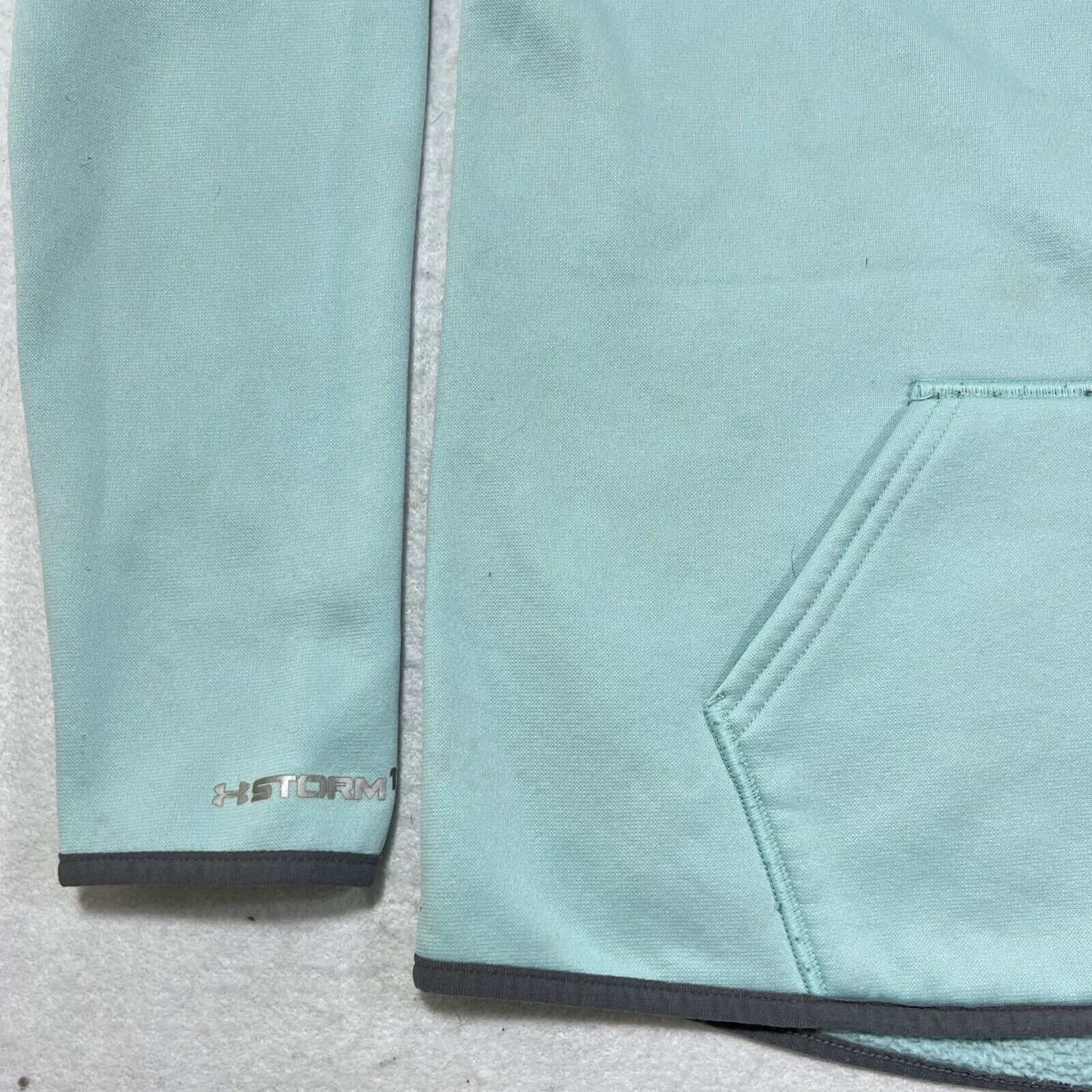 Under Armour Under Armour Small Loose Fit Fleece Lined Blue Hoodie Size S / US 4 / IT 40 - 6 Thumbnail