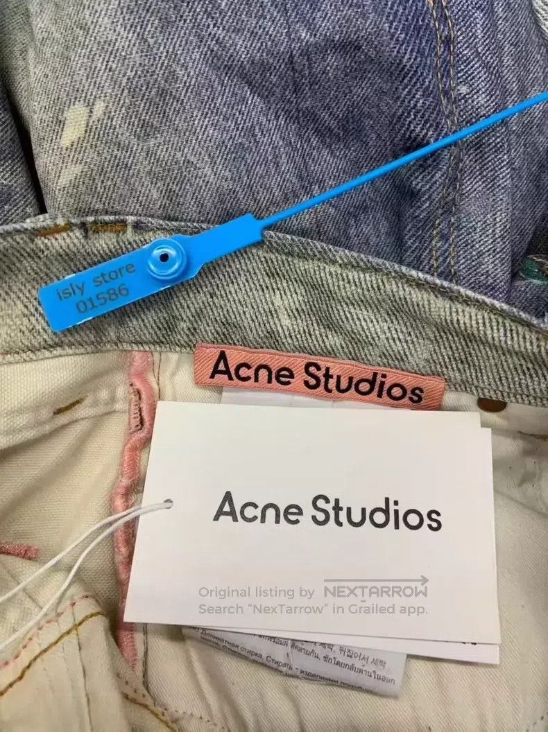 Acne Studios Acne Studios Trompe L'oeil Ink-Splattered Baggy 3D-Printed Size US 28 / EU 44 - 5 Thumbnail