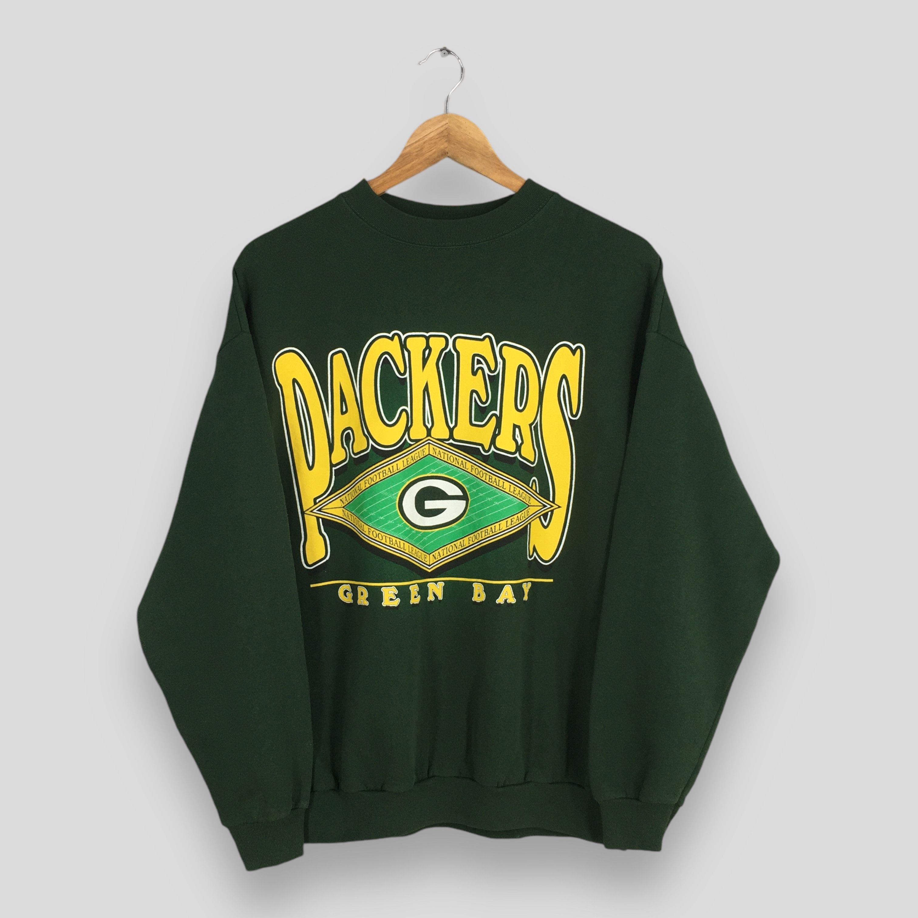 Vintage Green Bay Packers Football NFL Sweatshirt Large