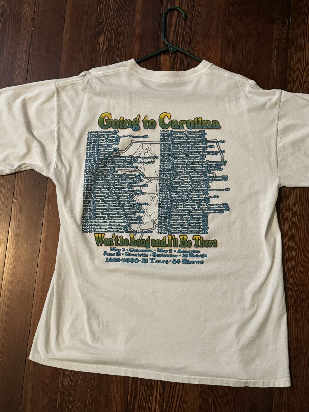 Vintage Vintage 1998 Allman Brothers Band Going To Carolina Size US XL / EU 56 / 4 - 2 Thumbnail