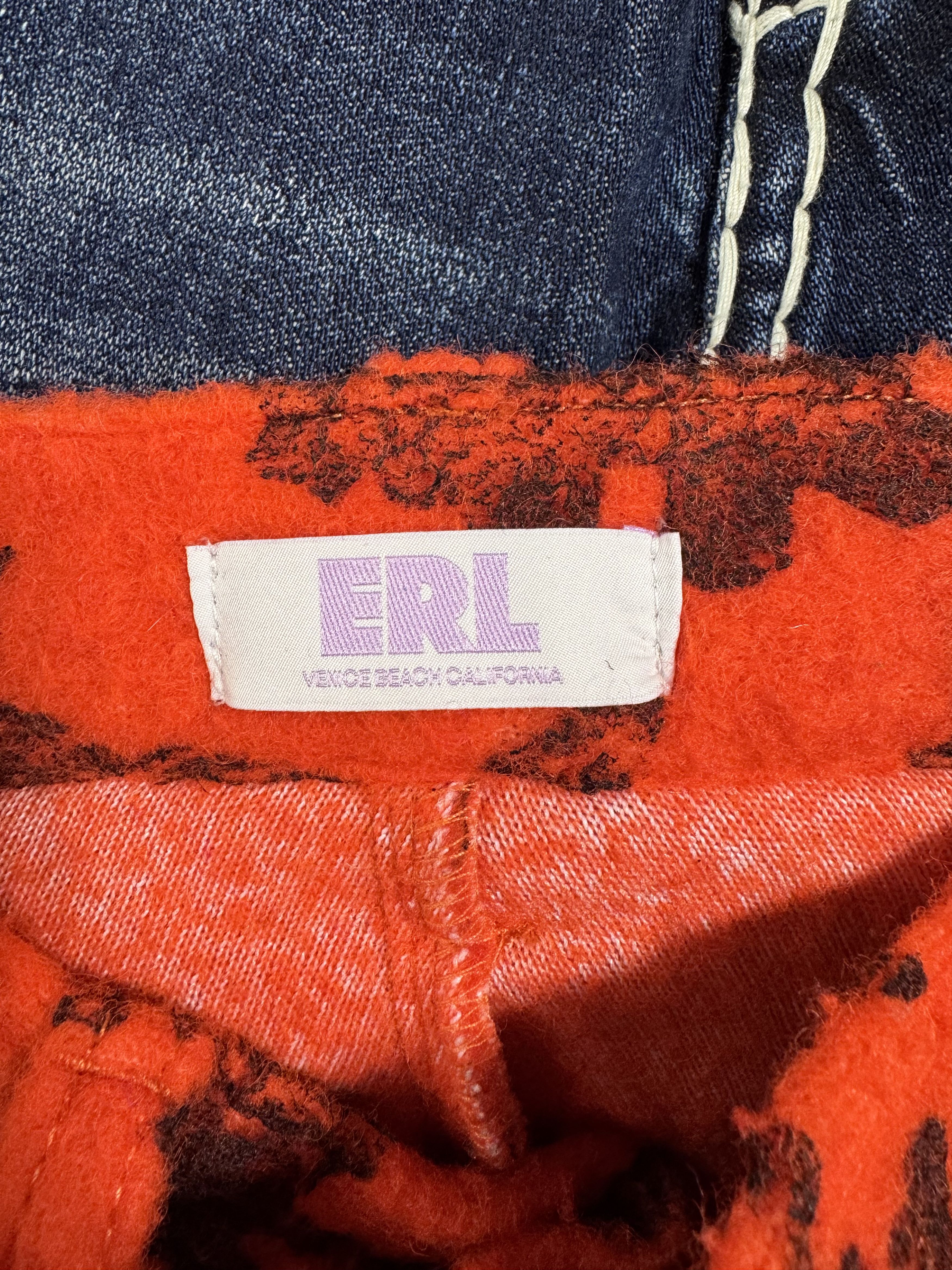 ERL ERL Wool Camo Shorts Orange Quilt Size US 34 / EU 50 - 6 Thumbnail