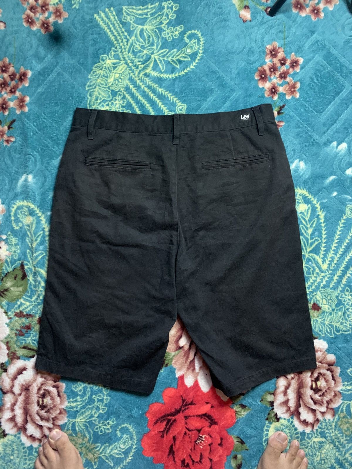Lee Lee Uniform Workwear Chino Short 34 Black Size US 34 / EU 50 - 2 Thumbnail