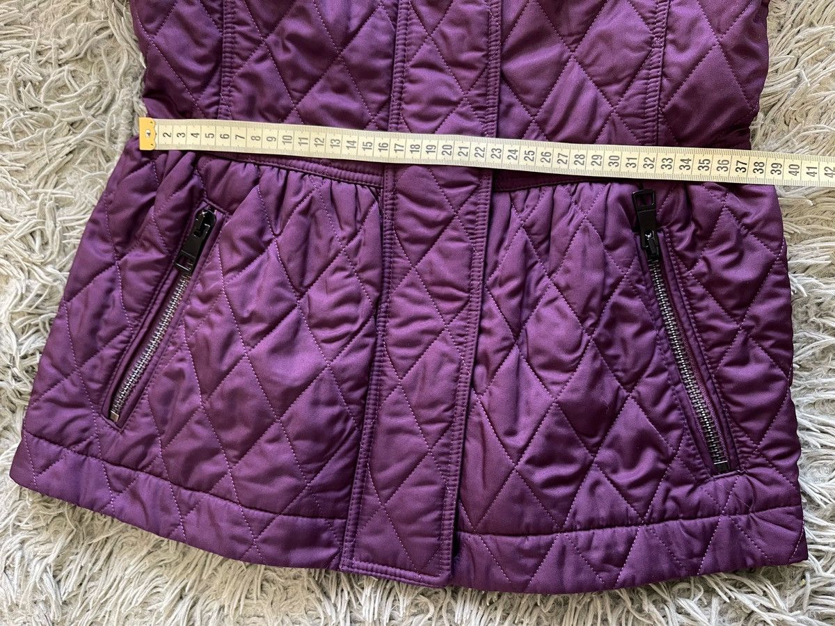 Burberry Burberry Brit Women Purple Check Quilted Lightweight Jacket Size S / US 4 / IT 40 - 21 Thumbnail