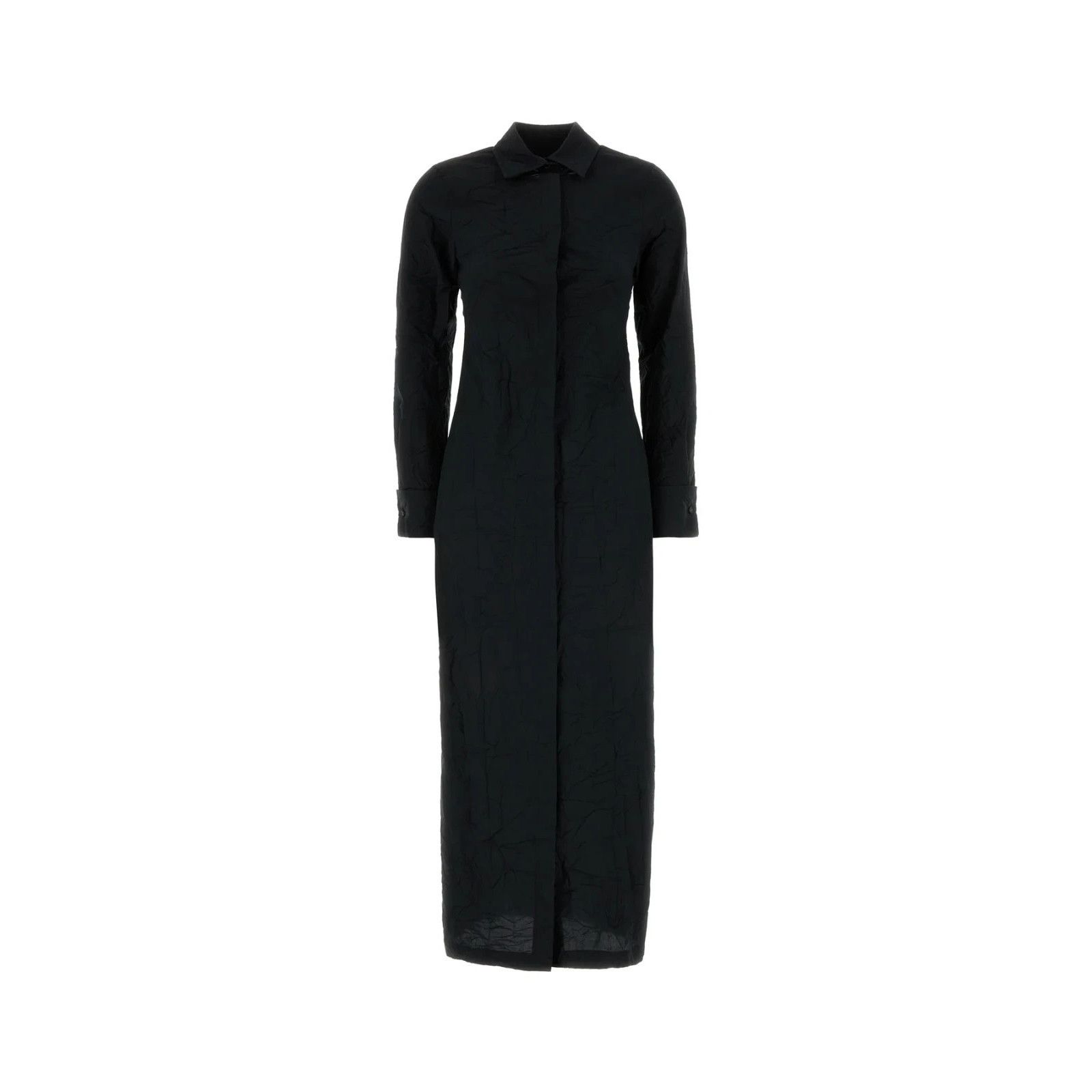 MAX MARA Rovigo Black Poplin Shirt Dress New & Authentic (Wo